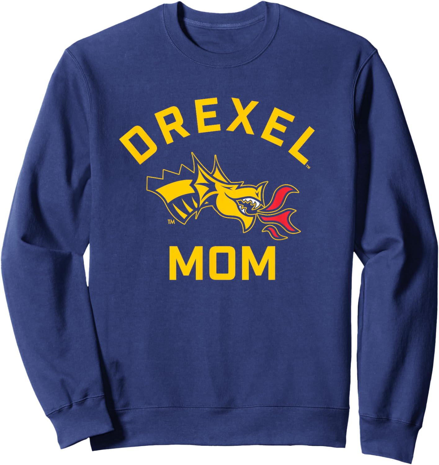 Drexel University Dragons Arched Mom Sweatshirt - Sweatshirt | Navy