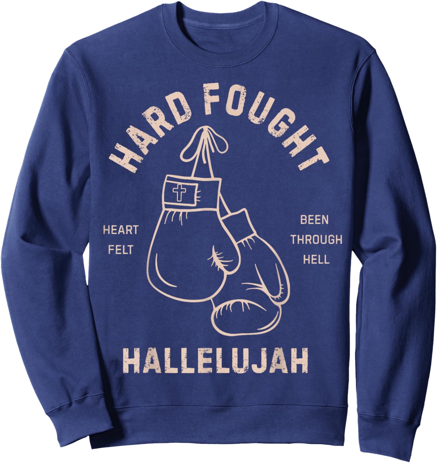 Adults - Black - Small - Short Sleeve - Cotton, Polyester - Letter Print - - Lightweight Sweatshirt - Sweatshirt | Navy