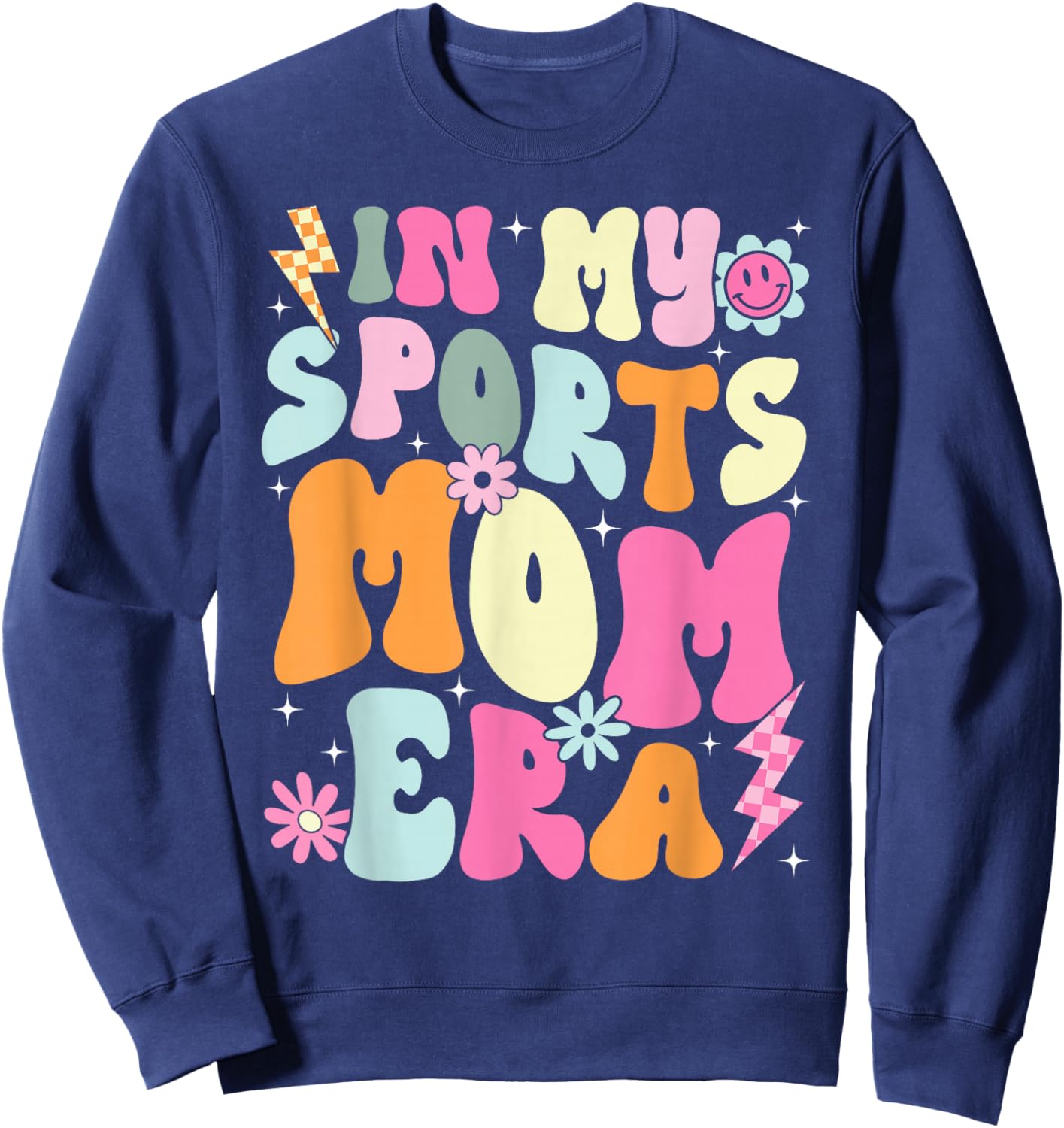 Sports Mom Era Sports Mom Life Kat In My Sports Mom Era Sports Mom Life Sports Lover Trendy Sweatshirt - Sweatshirt | Navy