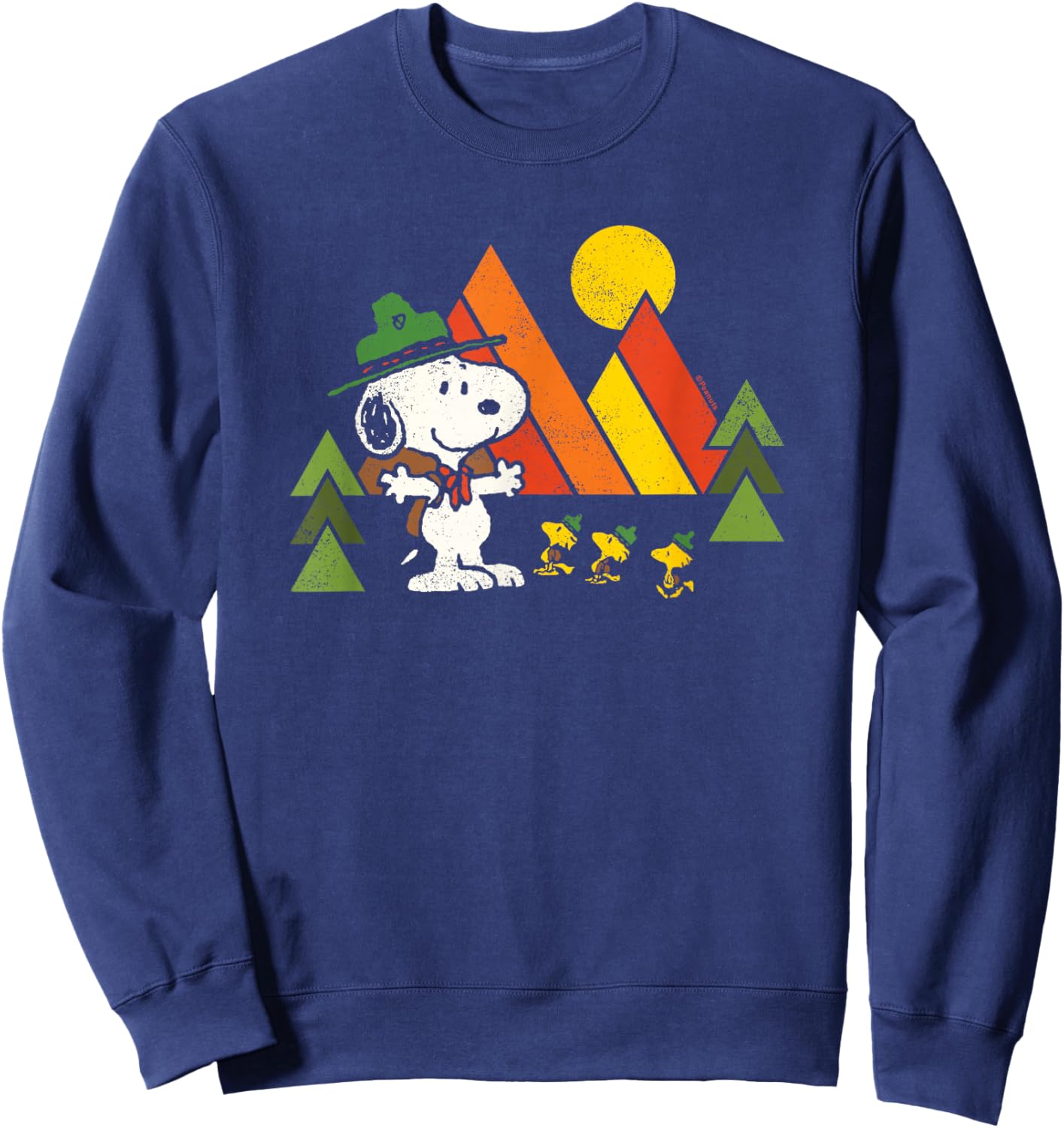 Peanuts - Retro Trailblazers Sweatshirt - Sweatshirt | Navy