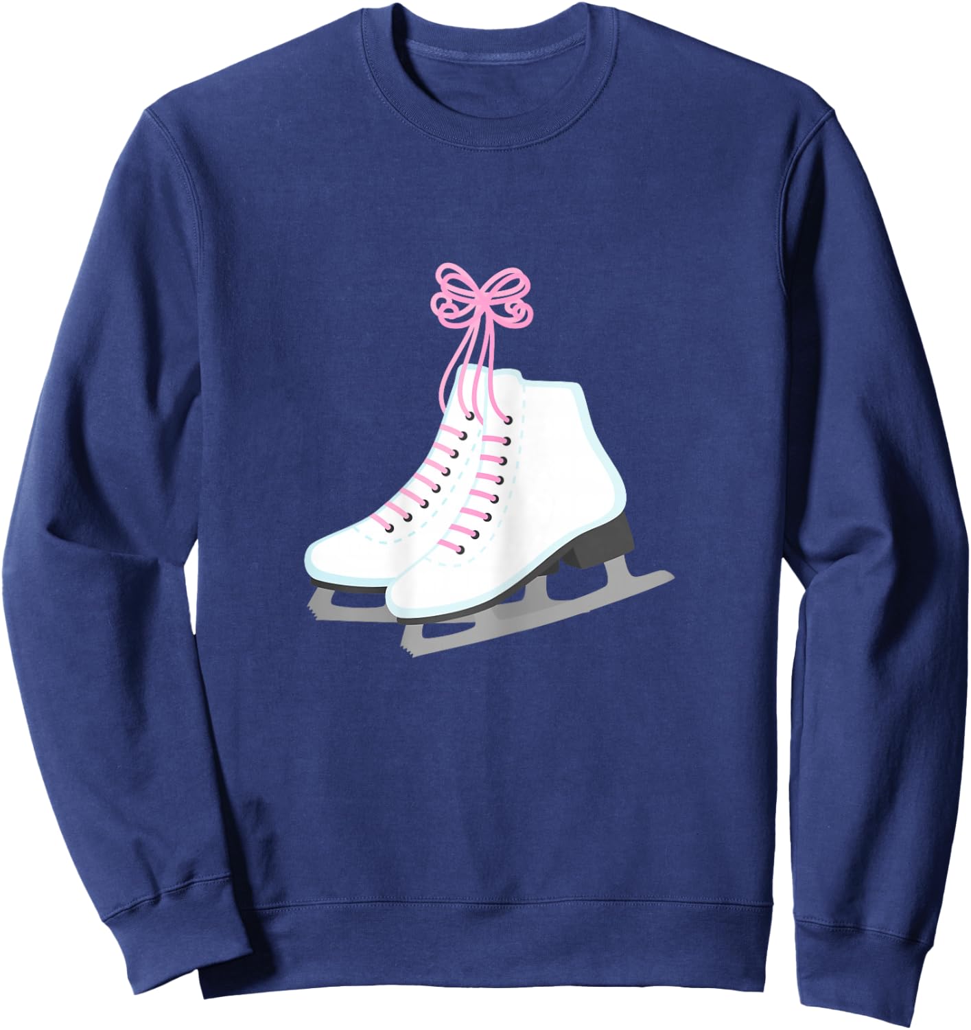 Figure Skating Ice Skate for Girls Sweatshirt - Sweatshirt | Navy
