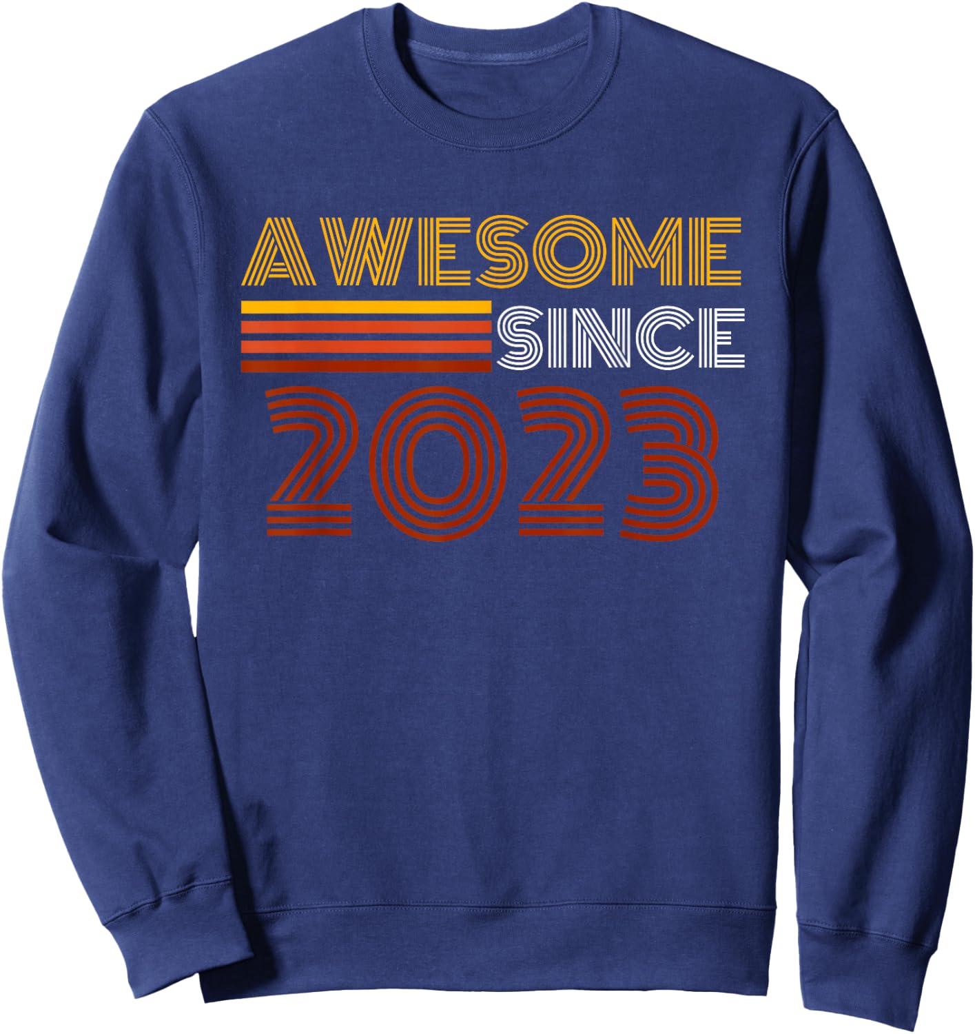 Awesome Since 2023 Sweatshirt - Sweatshirt | Navy