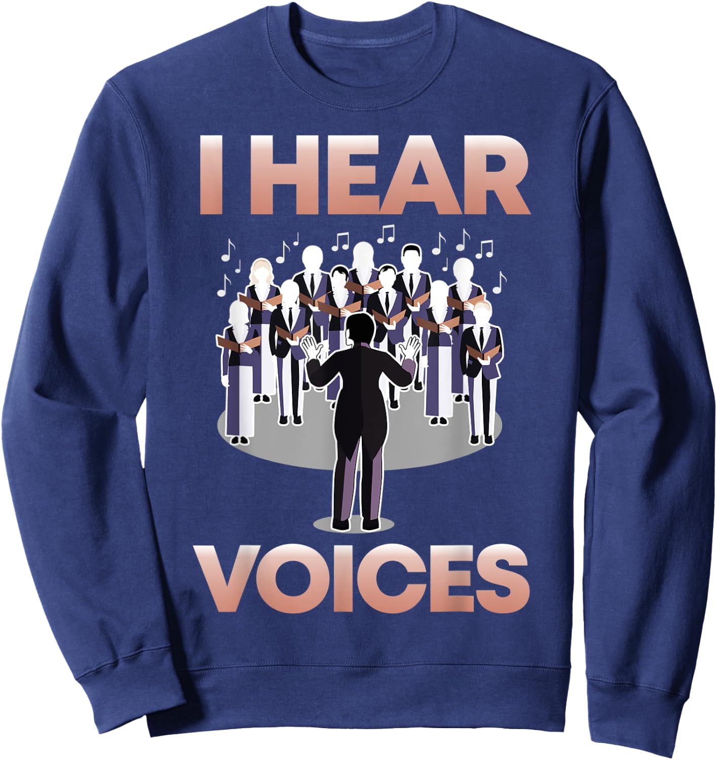 Choir Teacher I Choir I I Hear Voices Composer Women Kids Sweatshirt - Sweatshirt | Navy
