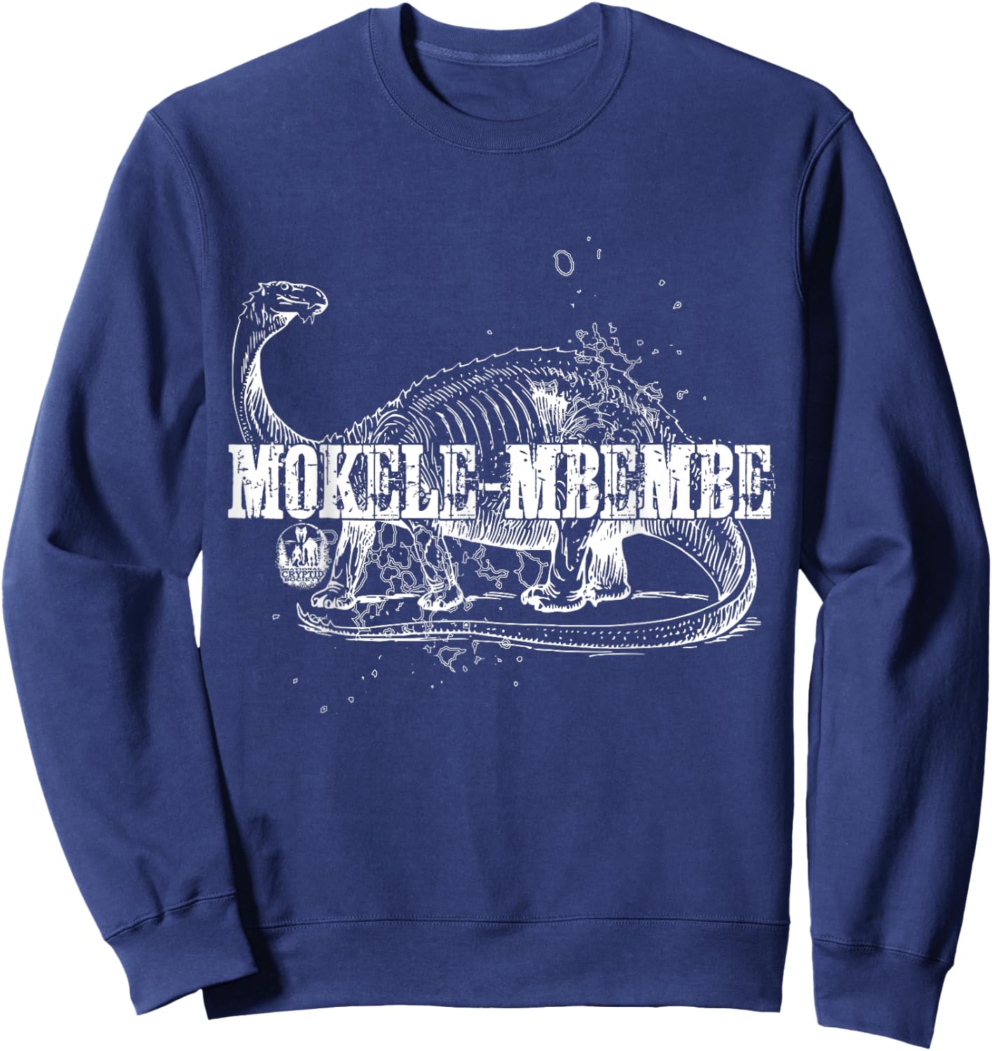 Mokele Mbembe The Living Dinosaur of Africa Monster Cryptid Sweatshirt - Sweatshirt | Navy