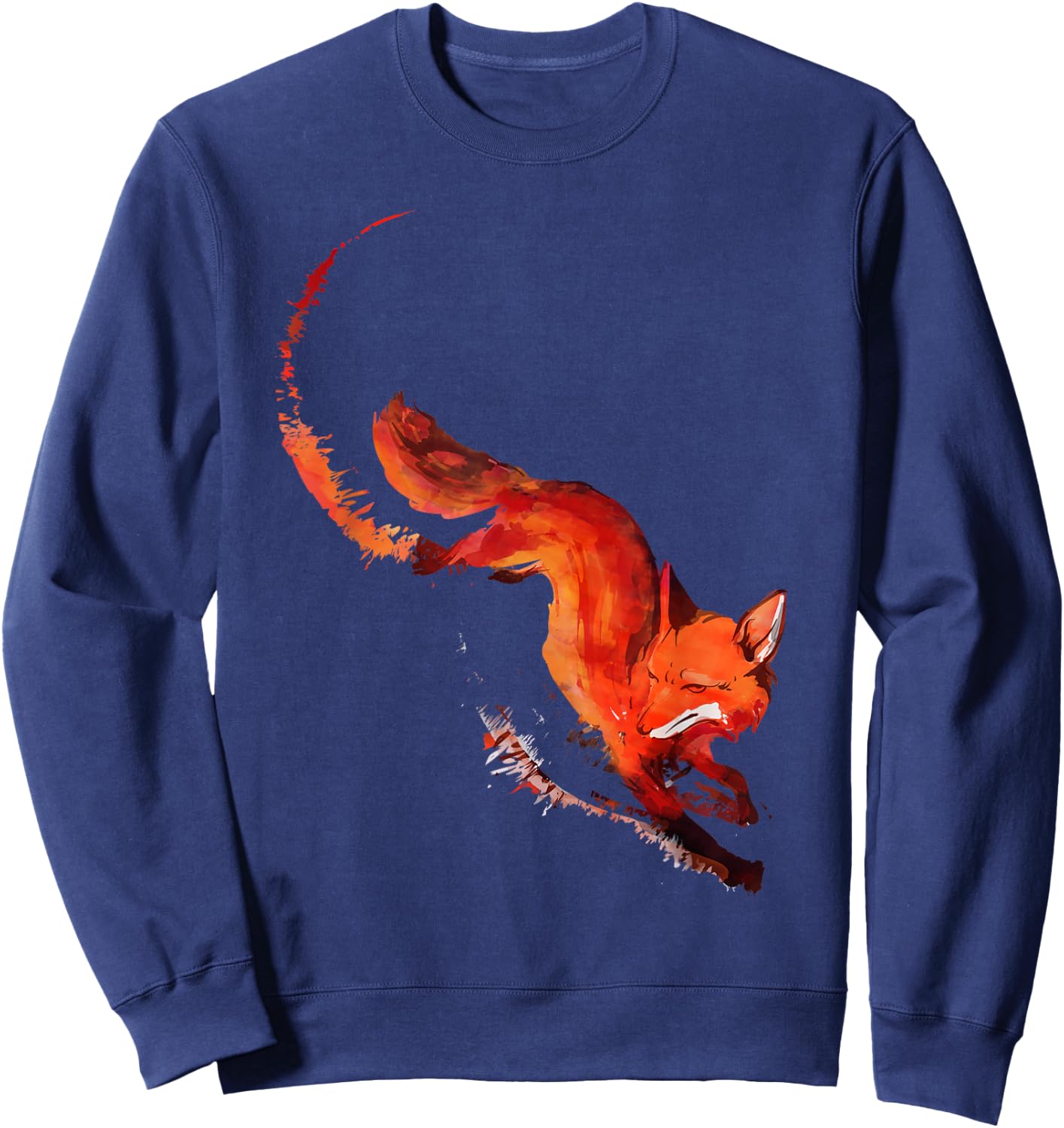 Hunting Fox Nature Adventure Sweatshirt - Sweatshirt | Navy