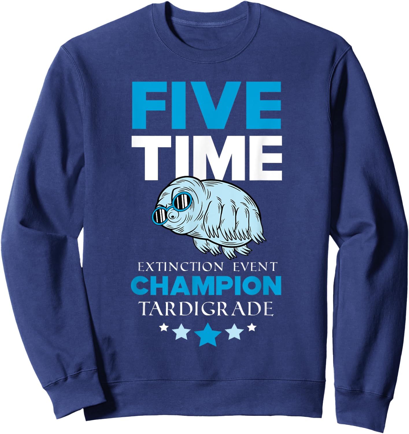 Funny Tardigrade Water Bear Microbiology Gift Women Sweatshirt - Sweatshirt | Navy