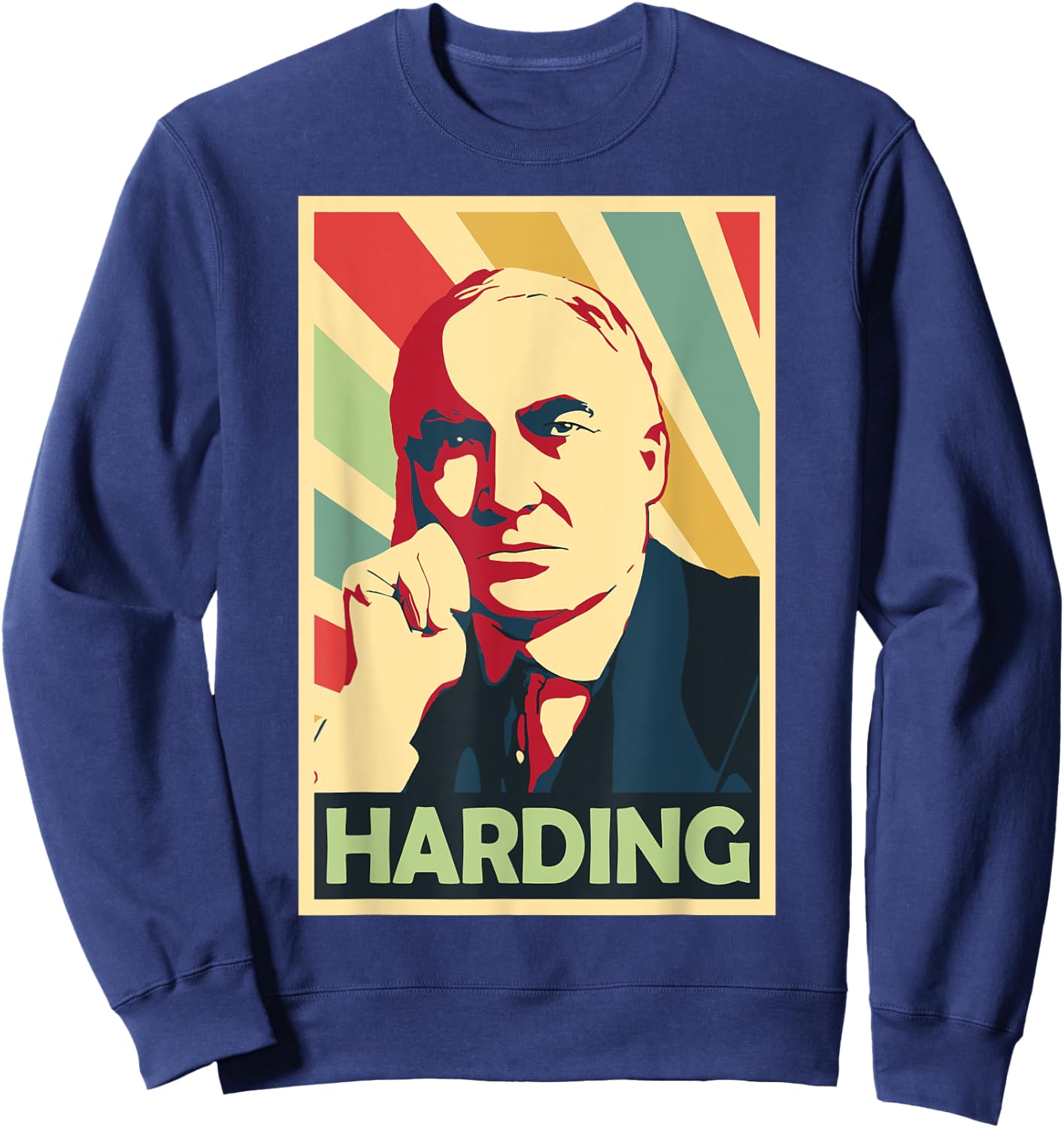 President Warren Harding Sweatshirt - Sweatshirt | Navy