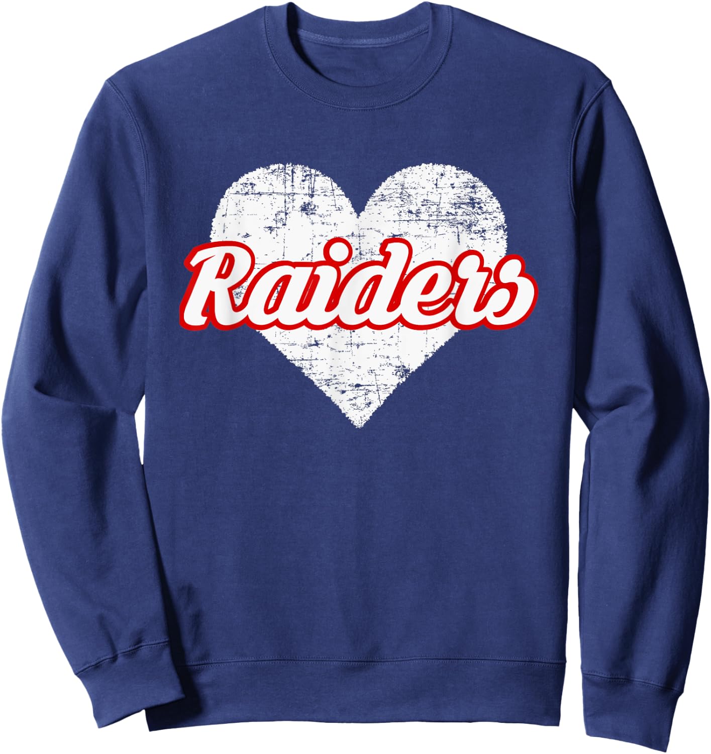Sidney Raiders Over Heart Sweatshirt - Sweatshirt | Navy
