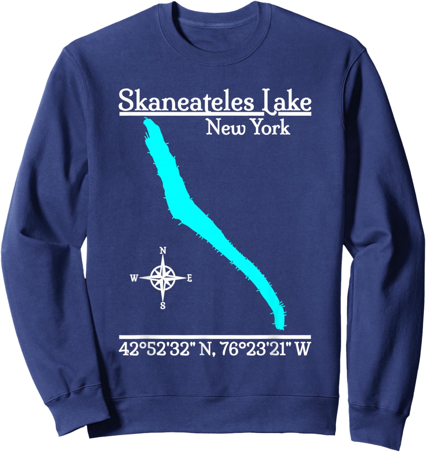 Skaneateles Lake - New York Sweatshirt - Sweatshirt | Navy
