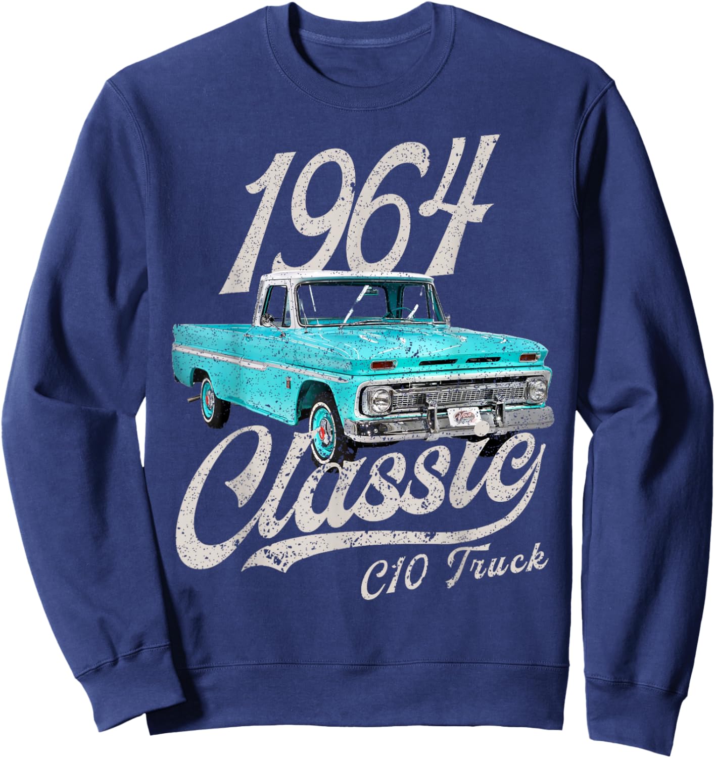 1964 64 c10 TRUCK Sweatshirt - Sweatshirt | Navy