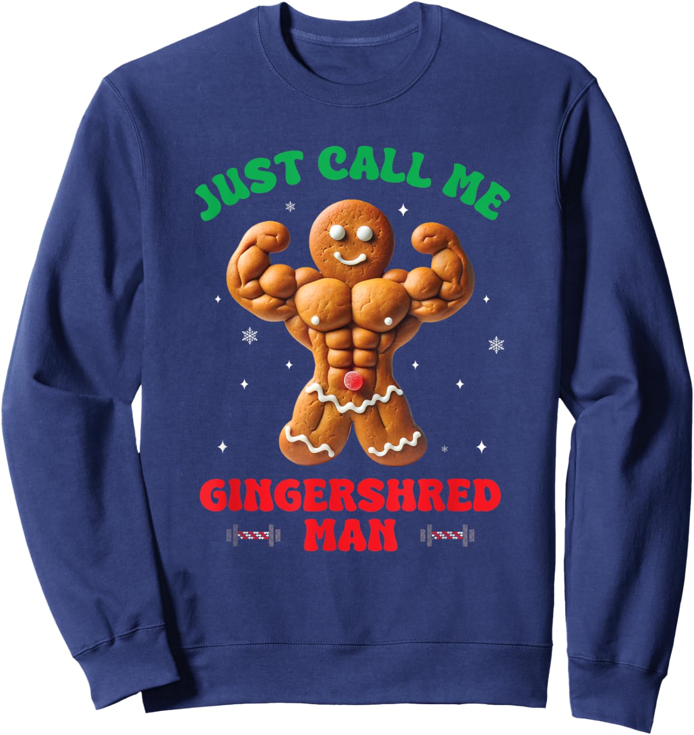 Just Call Me the Gingershred Man Workout Funny Gifts Men Sweatshirt - Sweatshirt | Navy