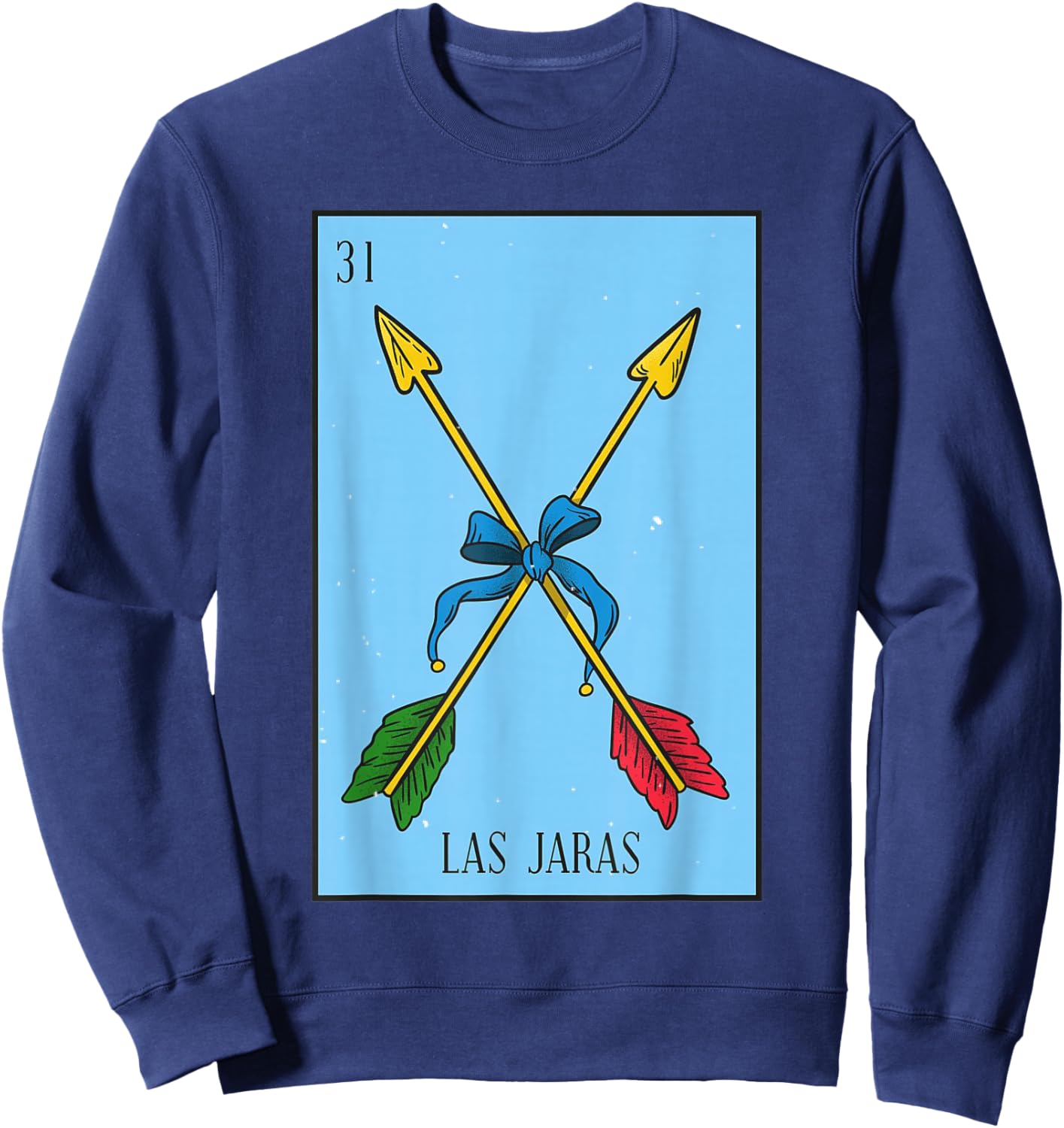 las jaras Mexican Lottery culture Sweatshirt - Sweatshirt | Navy