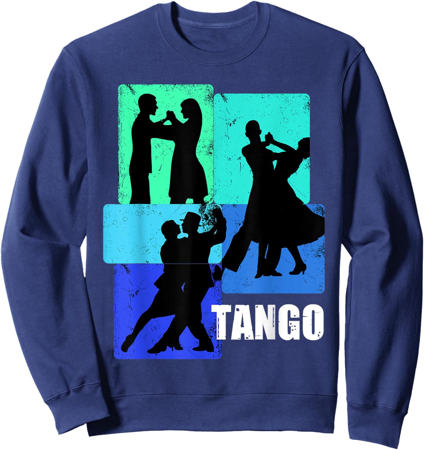 Tango Dancing for Tango Dancer | Retro Tango Sweatshirt - Sweatshirt | Navy