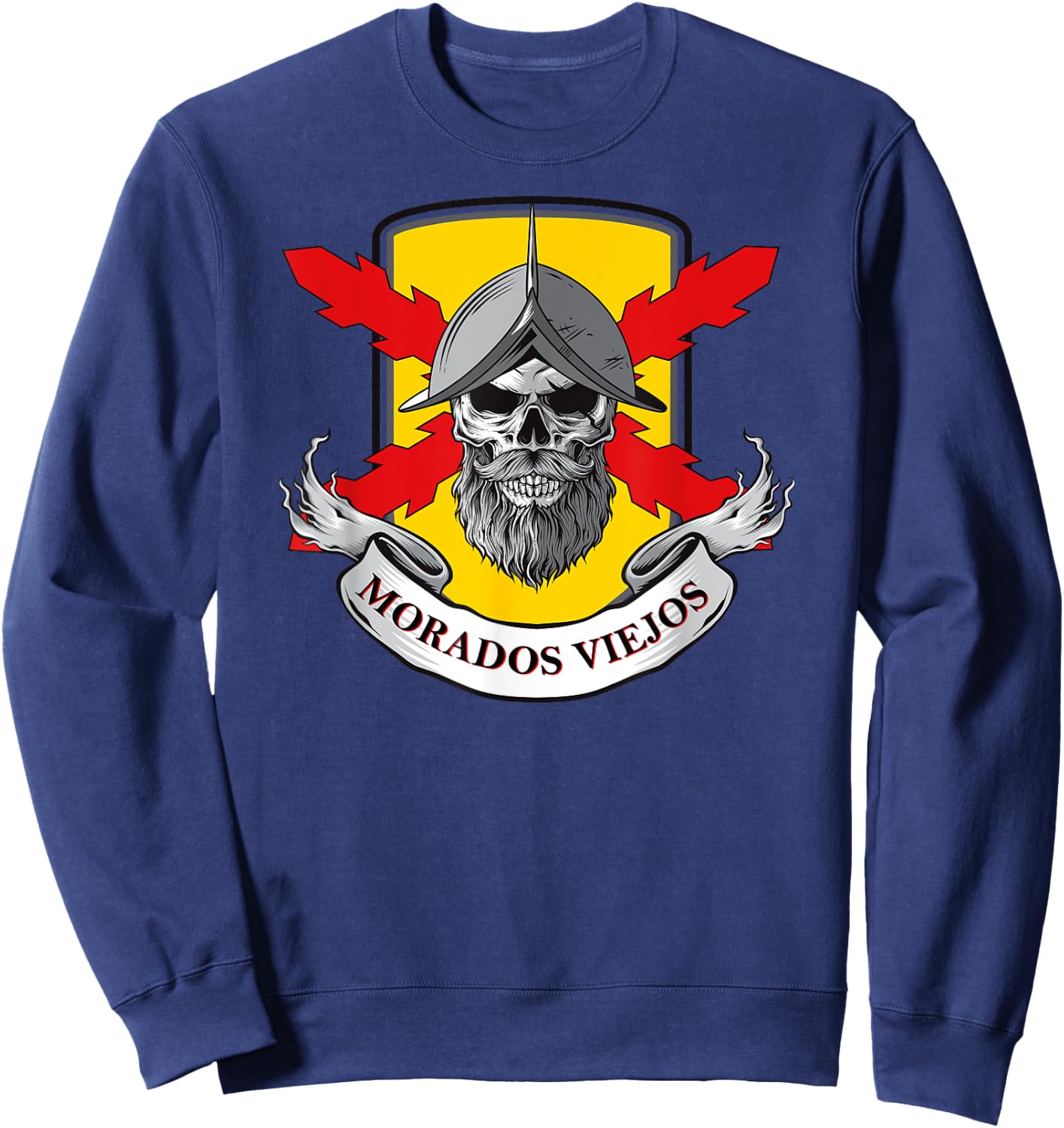 Tercios españoles. Tercio morados viejos. Skull. Borgoña. Sweatshirt - Sweatshirt | Navy