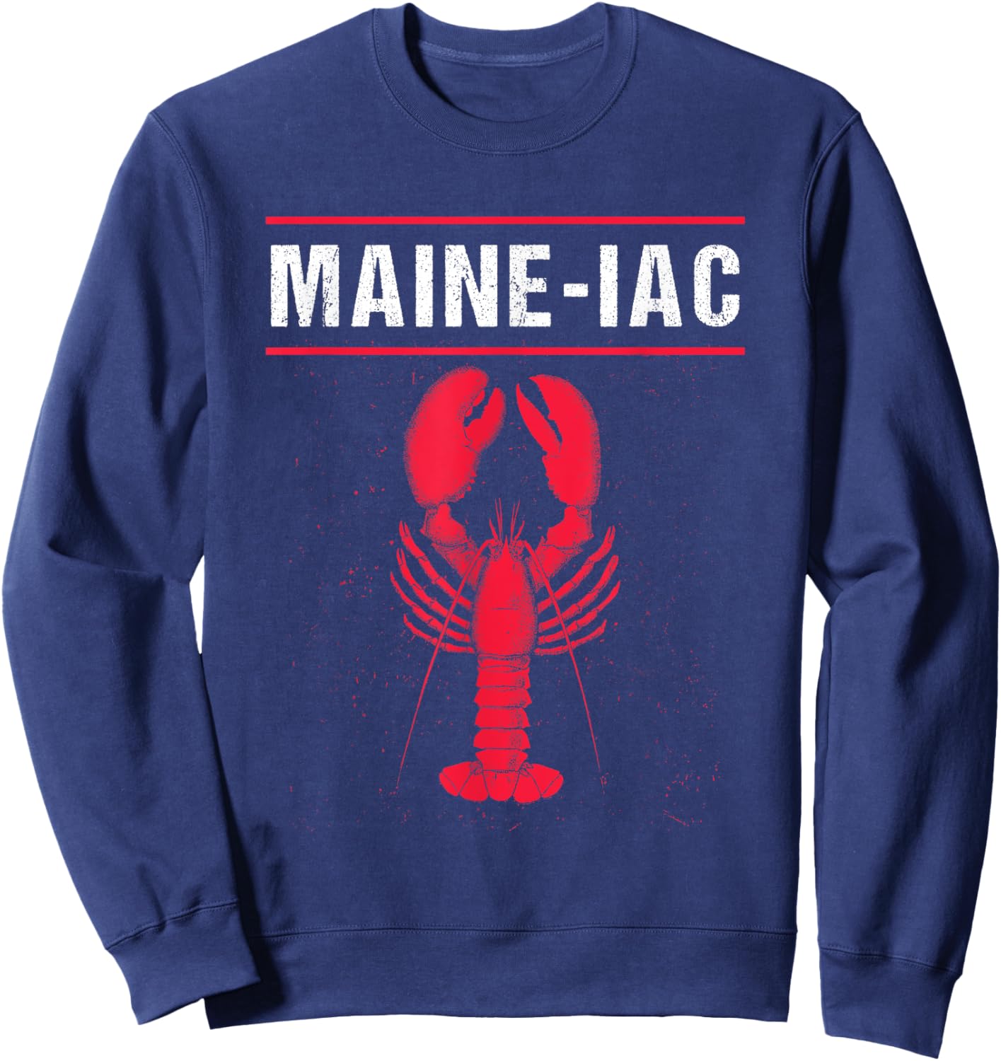 Maine-IAC Lobster Fishing Trip Lobstering Fisherman Sweatshirt - Sweatshirt | Navy