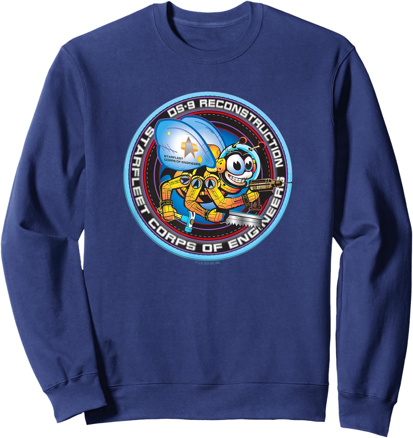 Star Trek: Deep Space Nine Starfleet Corps Of Engineers Sweatshirt - Sweatshirt | Navy