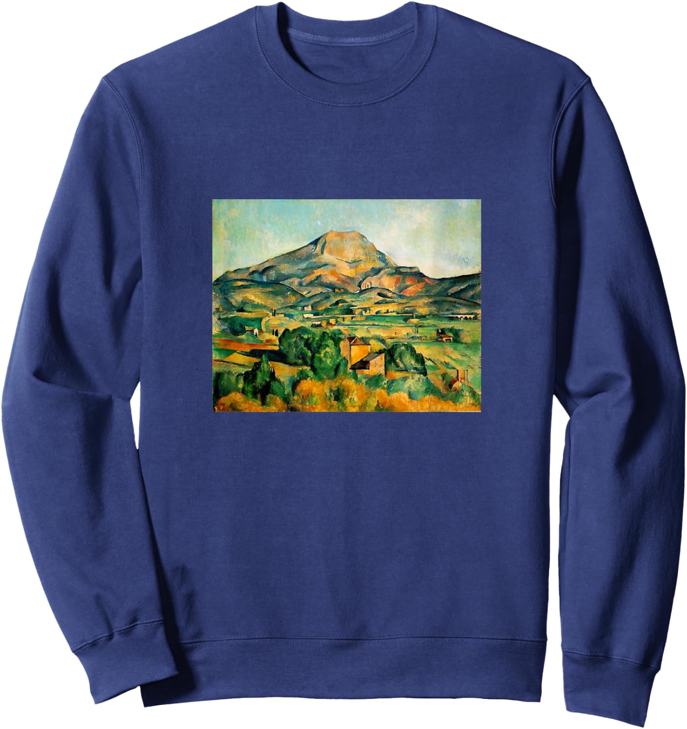 Mont Sainte-Victoire by Paul Cezanne Sweatshirt - Sweatshirt | Navy