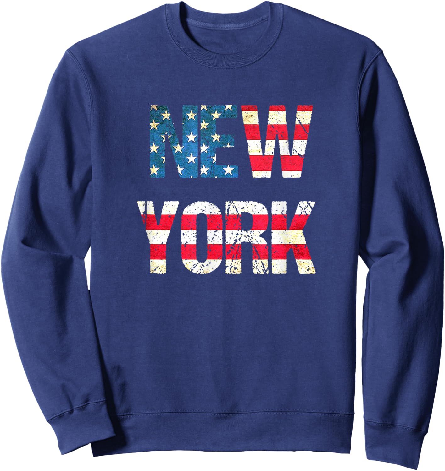 I Love New York Flag Souvenir NY Sweatshirt - Sweatshirt | Navy