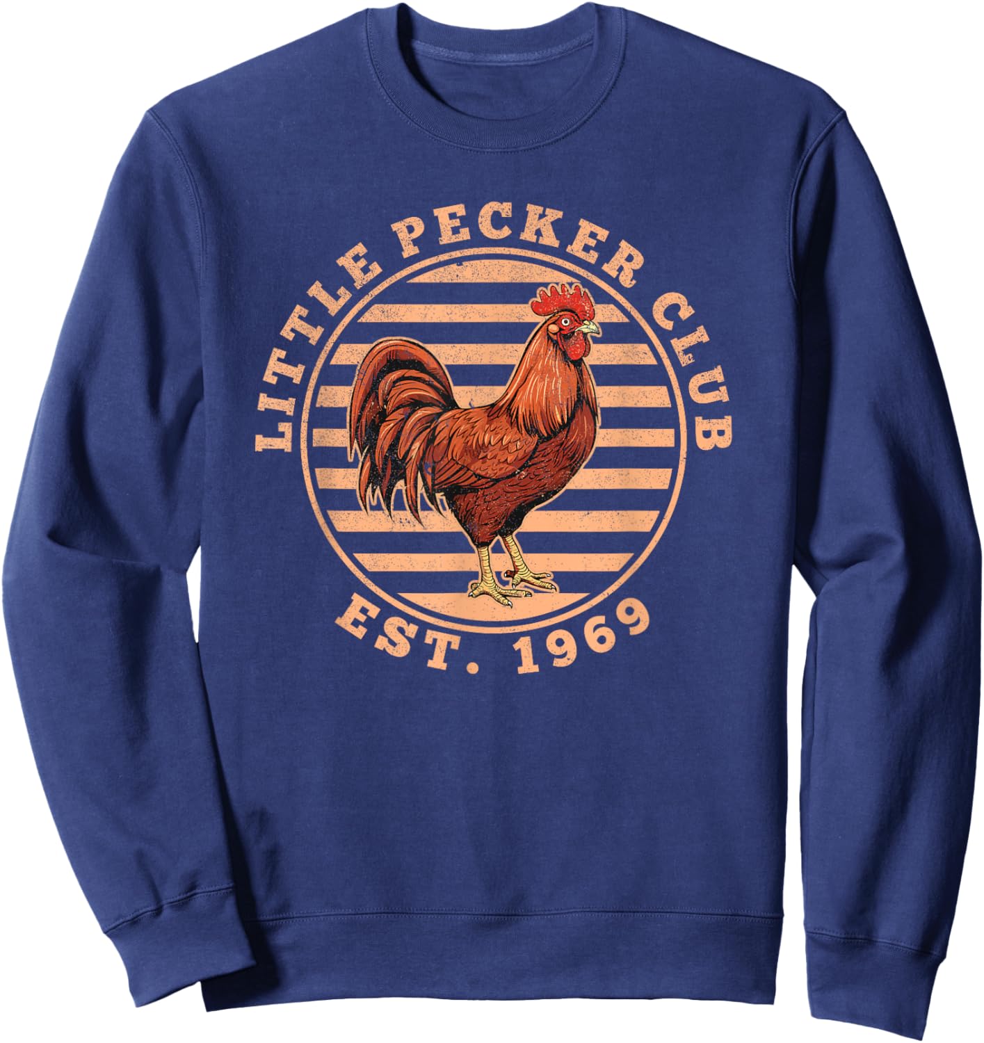 Little Pecker Club Funny Chicken Sweatshirt - Sweatshirt | Navy