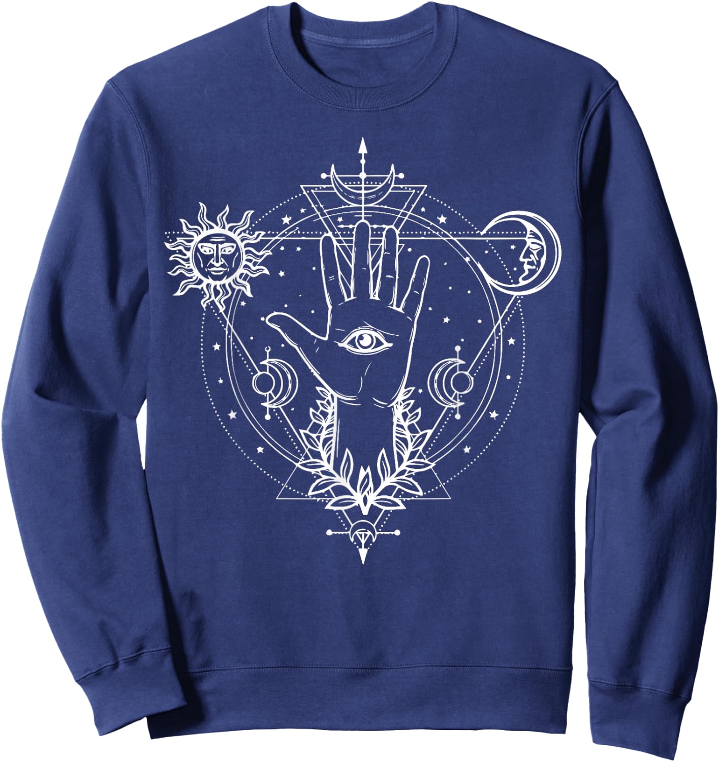 All seeing Eye Mystic Blackcraft Clothing Gift Sweatshirt - Sweatshirt | Navy