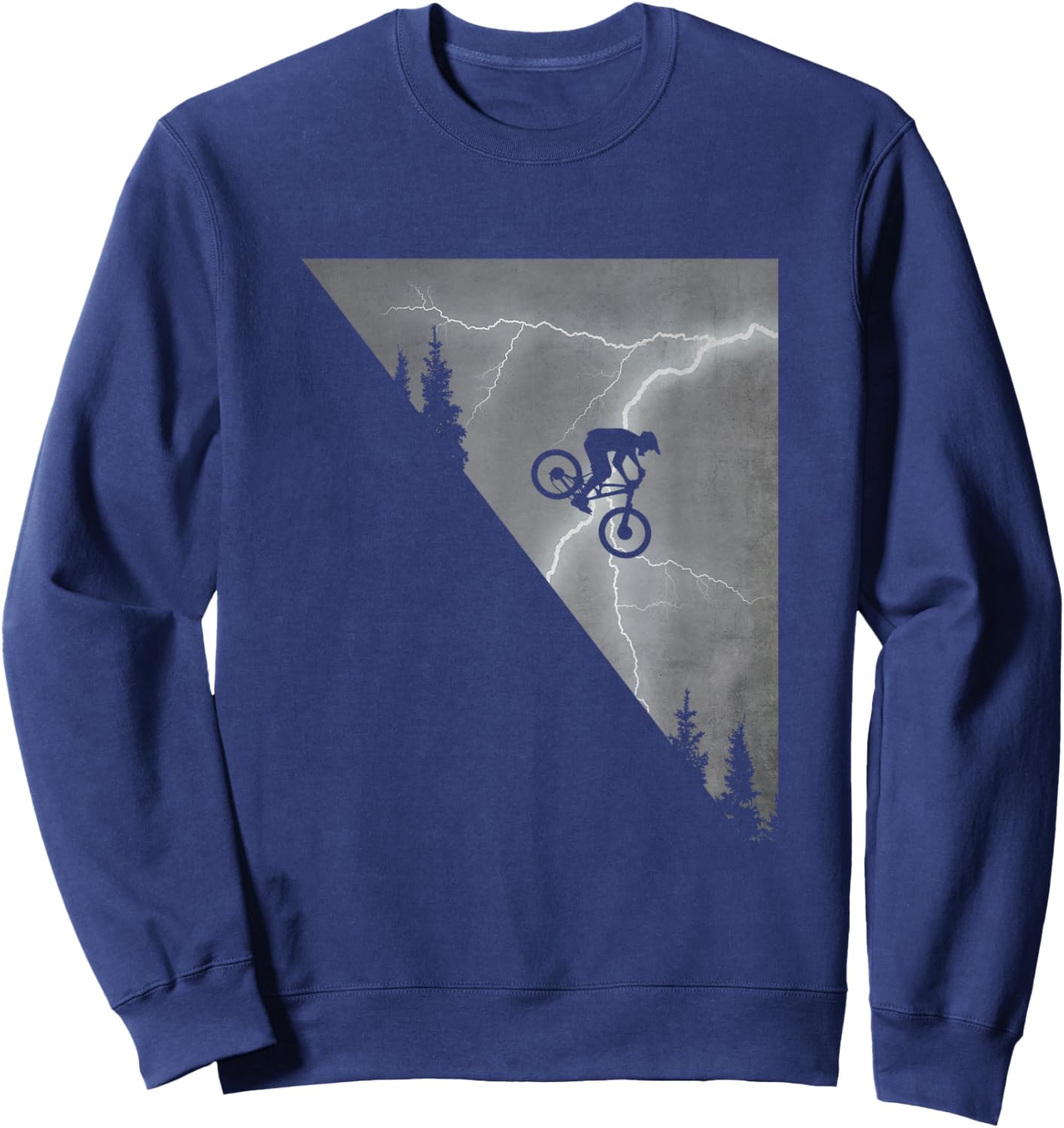MTB Mountain Bike Sweatshirt - Sweatshirt | Navy