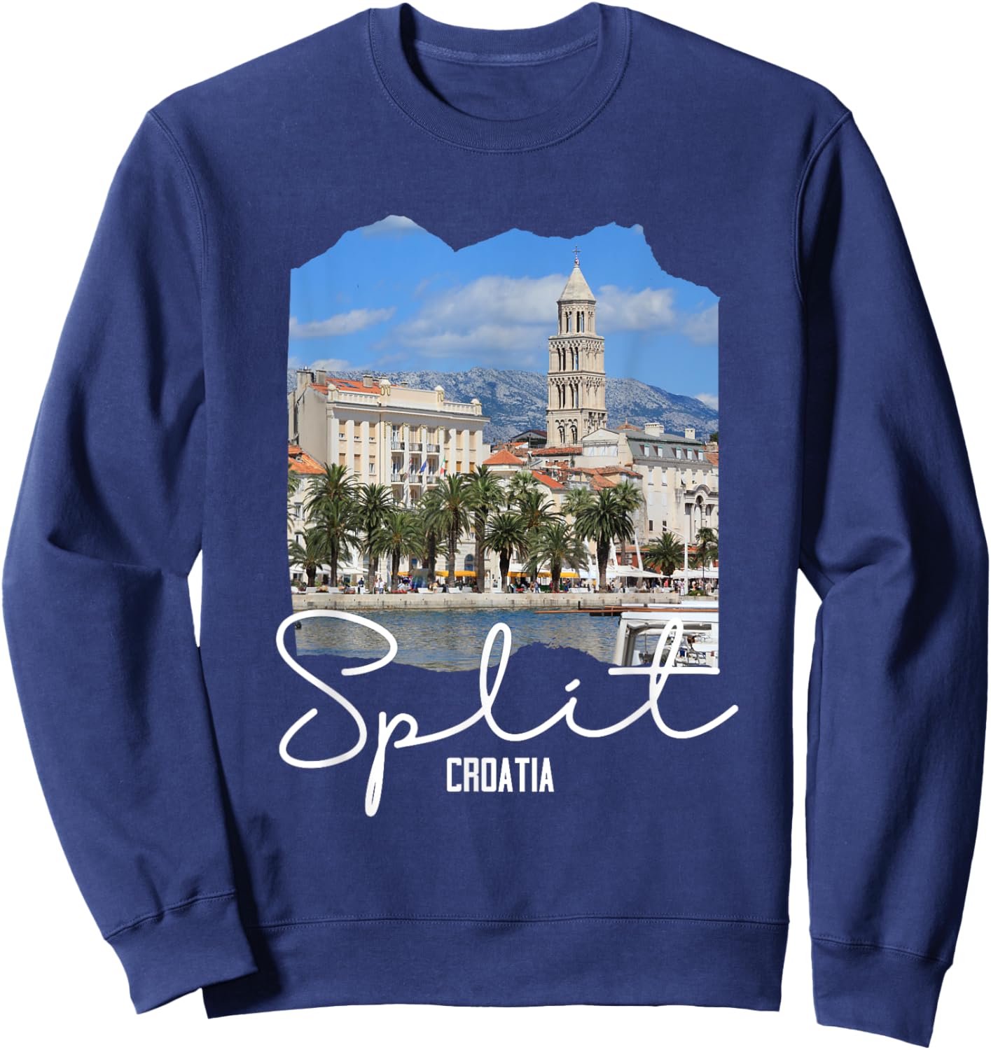 Split Croatia Souvenir / Split Sweatshirt - Sweatshirt | Navy