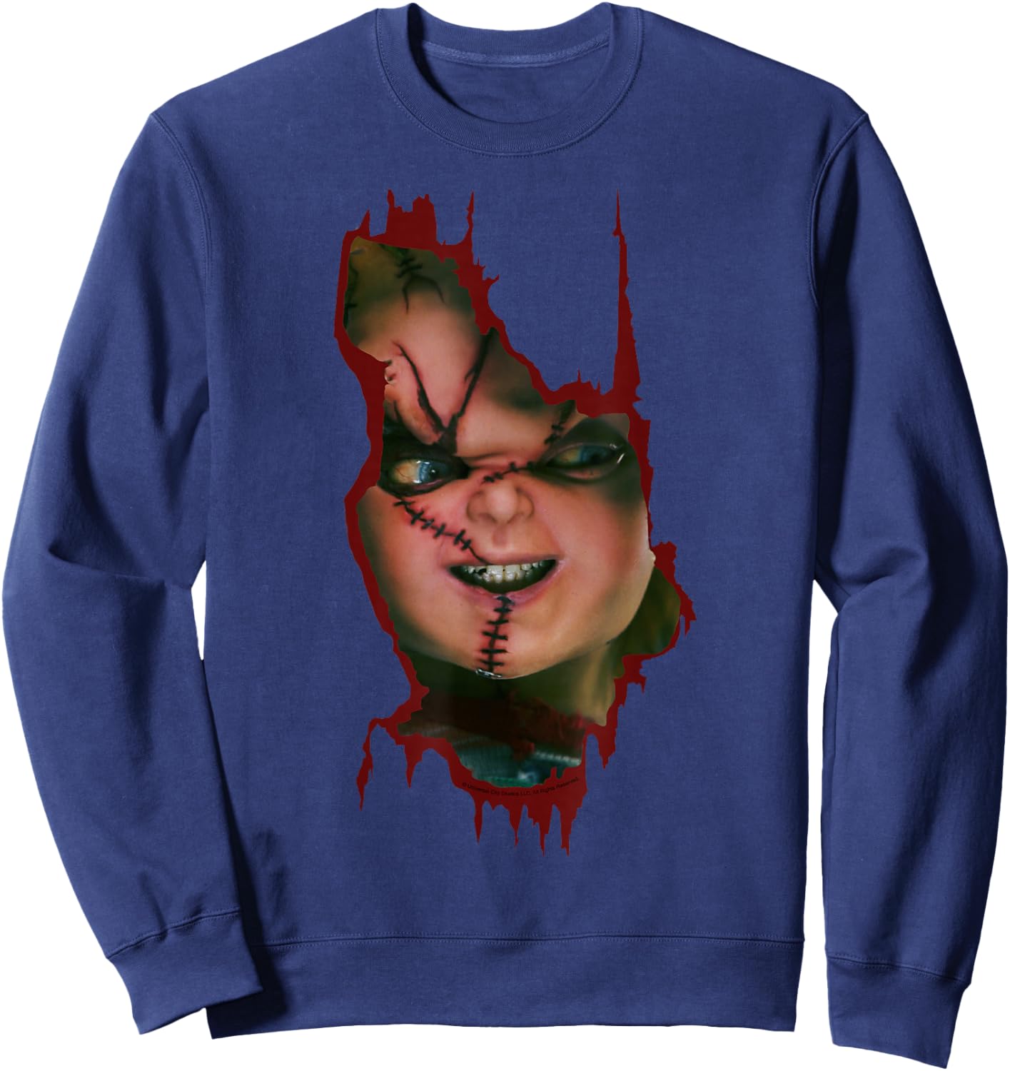 Child's Play Here's Chucky Sweatshirt - Sweatshirt | Navy