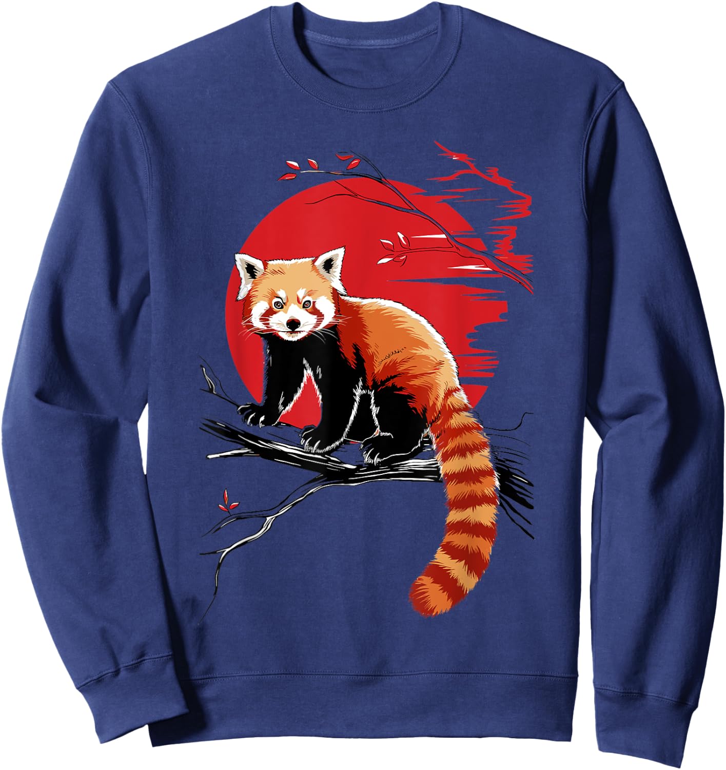Red Panda Sweatshirt - Sweatshirt | Navy