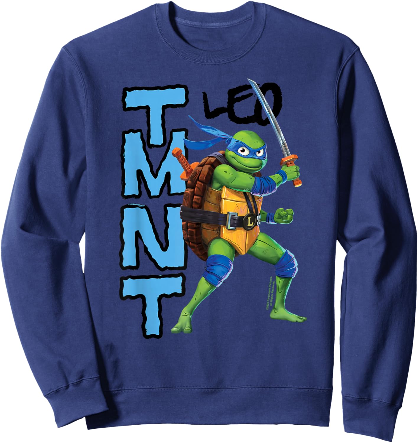 Teenage Mutant Ninja Turtles: Mutant Mayhem Leo Sweatshirt - Sweatshirt | Navy