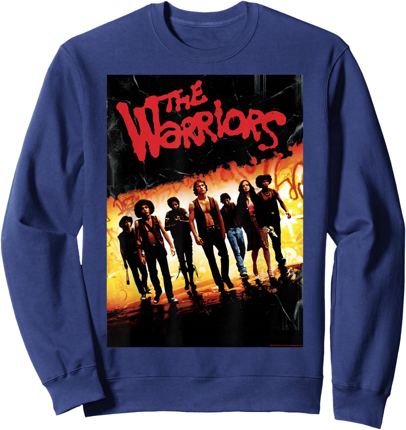 The Warriors Classic Poster Small Sweatshirt - Sweatshirt | Navy