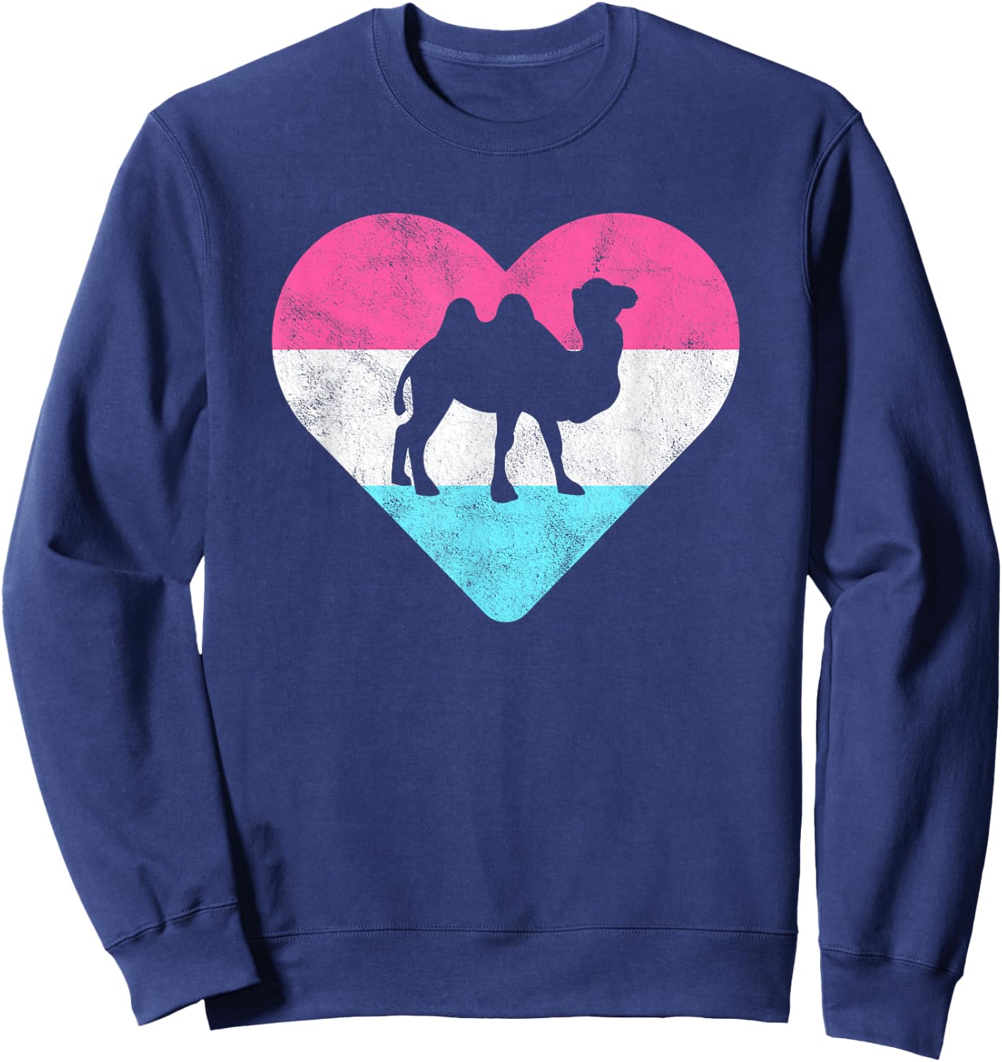 Retro Vintage Camel Gift or Girls Sweatshirt - Sweatshirt | Navy