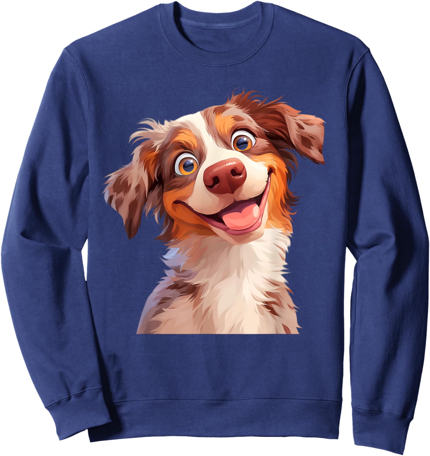 Australian Shepherd Dog Lover Aussie Owner Walker Trainer Women Kids Sweatshirt - Sweatshirt | Navy