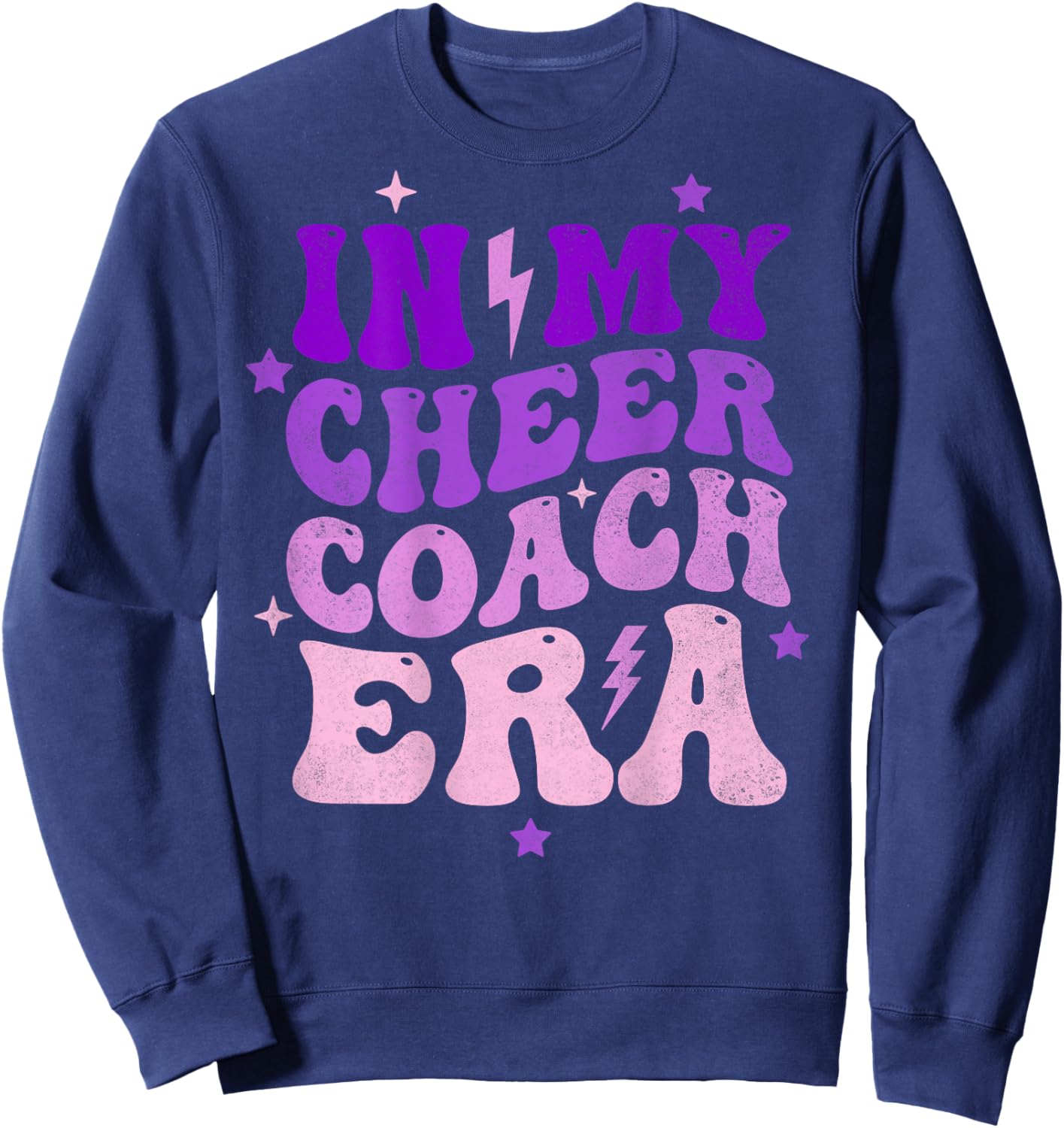 In My Cheer Coach Era (on back) Sweatshirt - Sweatshirt | Navy