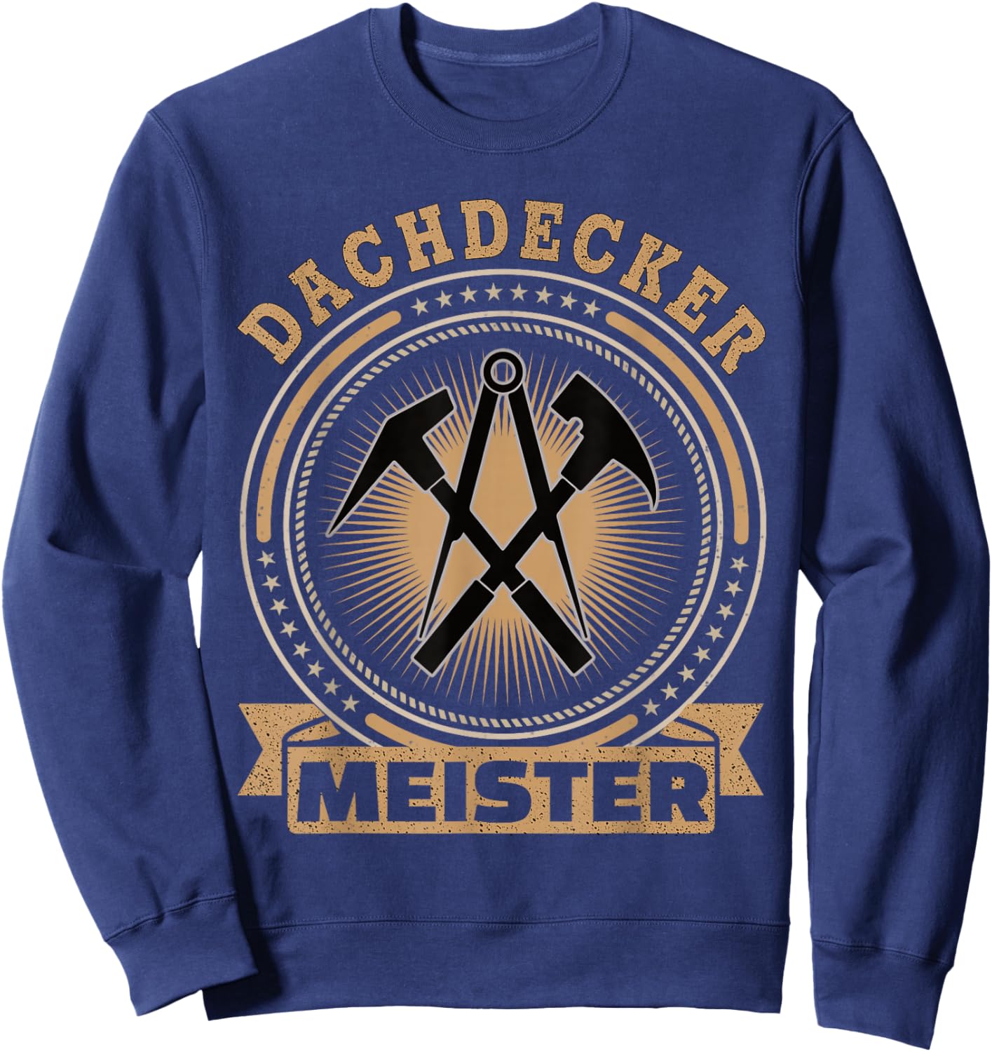 Dachdecker Meister Retro Dachdecker Sweatshirt - Sweatshirt | Navy
