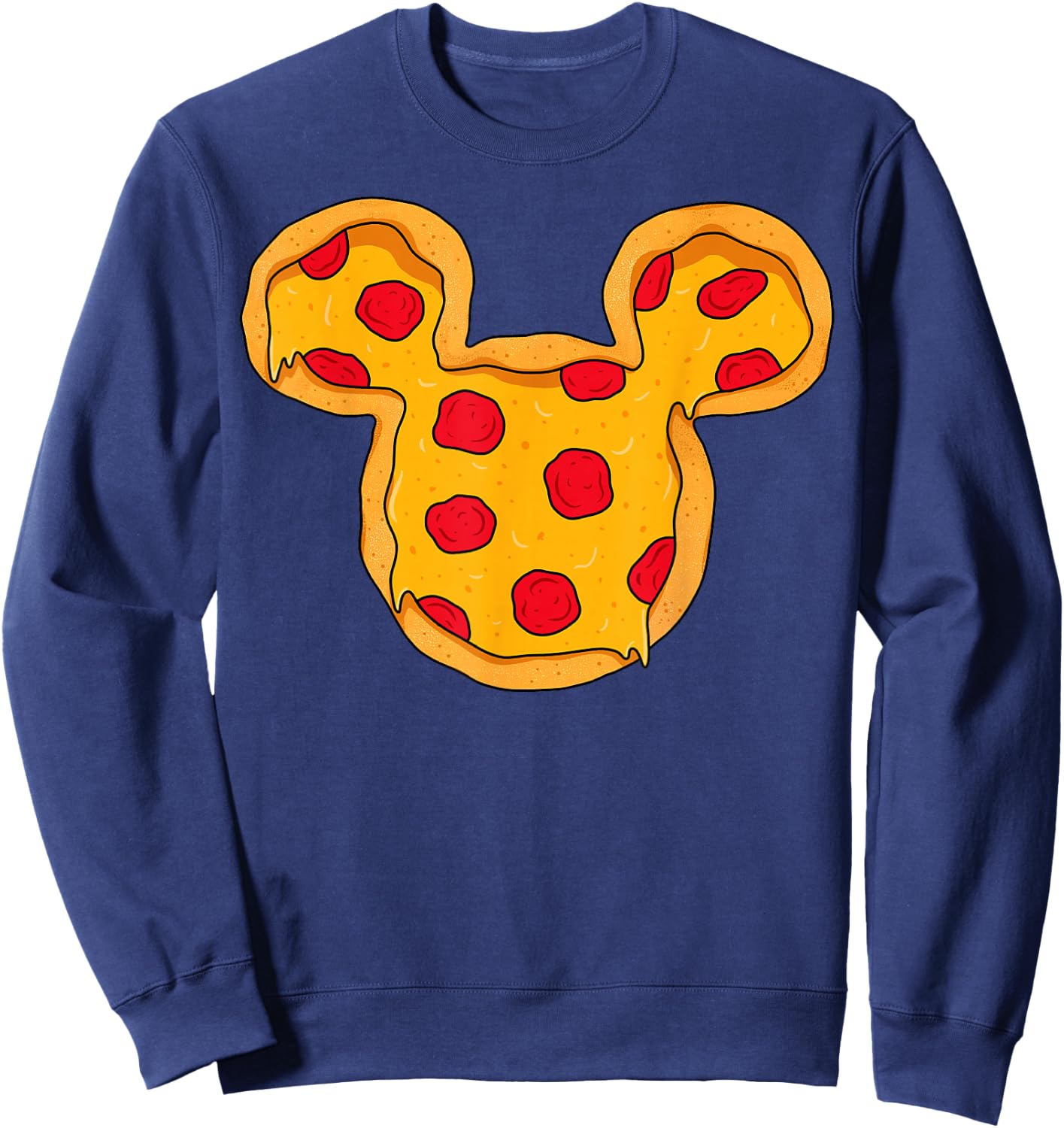 Disney Mickey and Friends Mickey Pizza Ears Sweatshirt - Sweatshirt | Navy