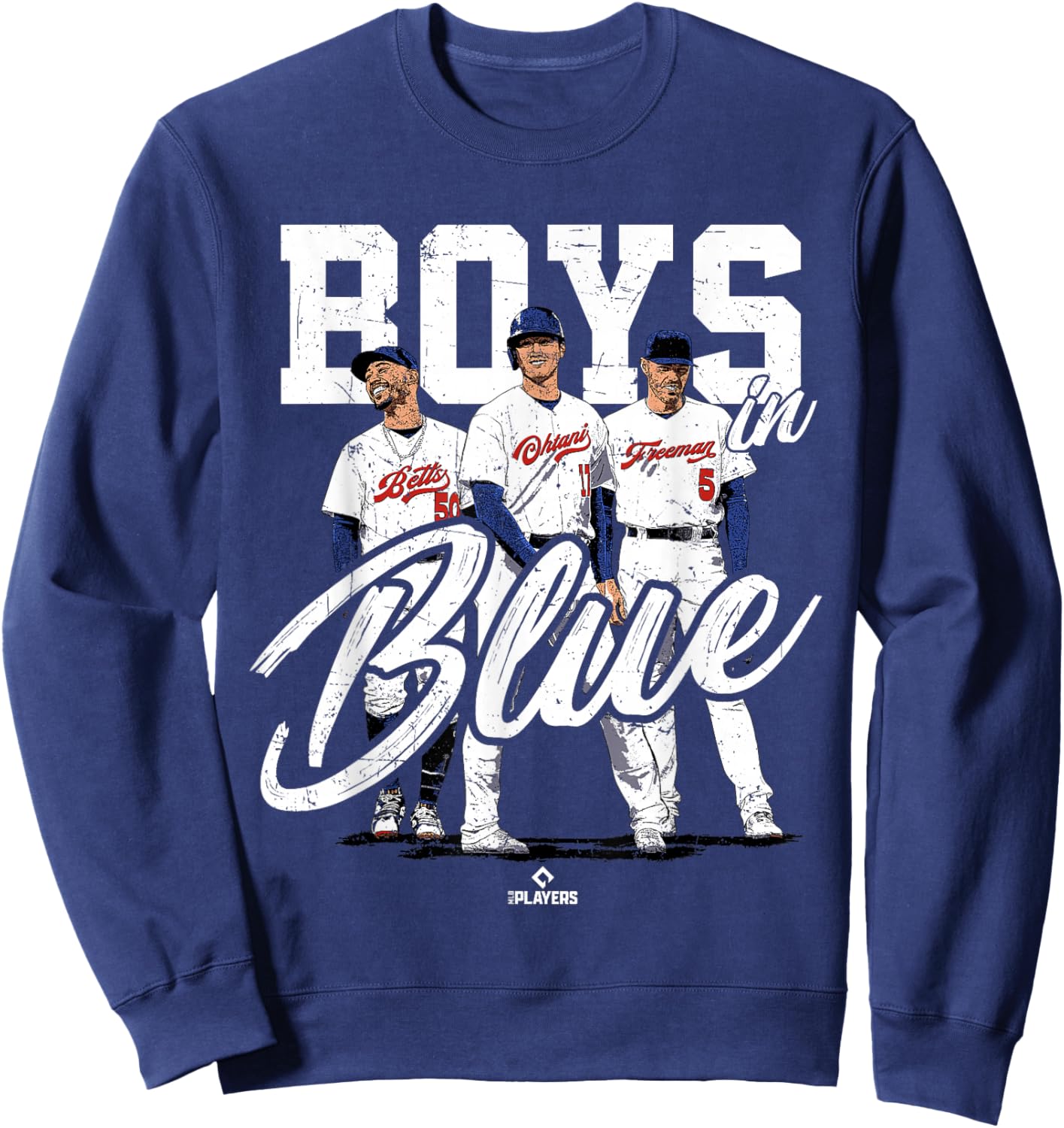 Ohtani, Betts, Freeman | LA Baseball MLB Player | MLBOHT3001 Sweatshirt - Sweatshirt | Navy