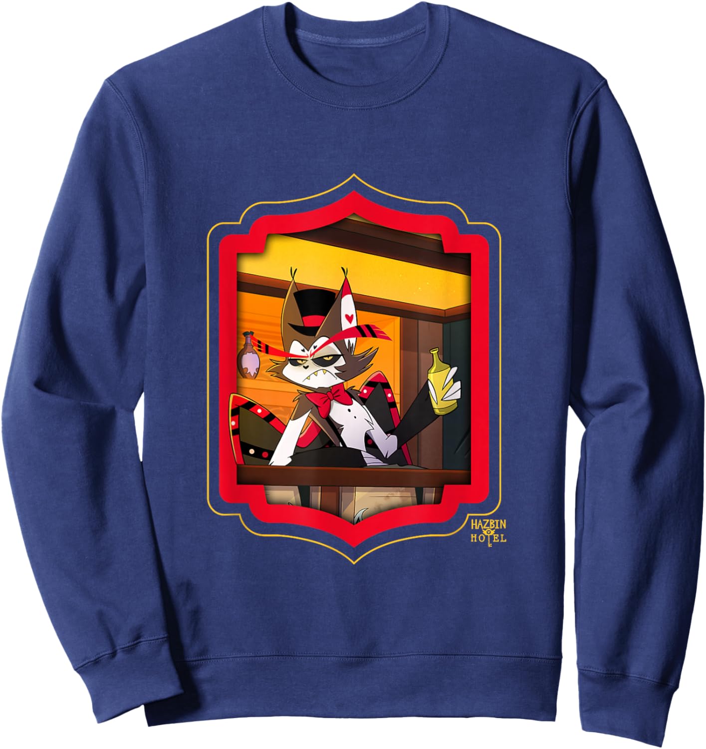 Hazbin Hotel - Husk Sweatshirt - Sweatshirt | Navy