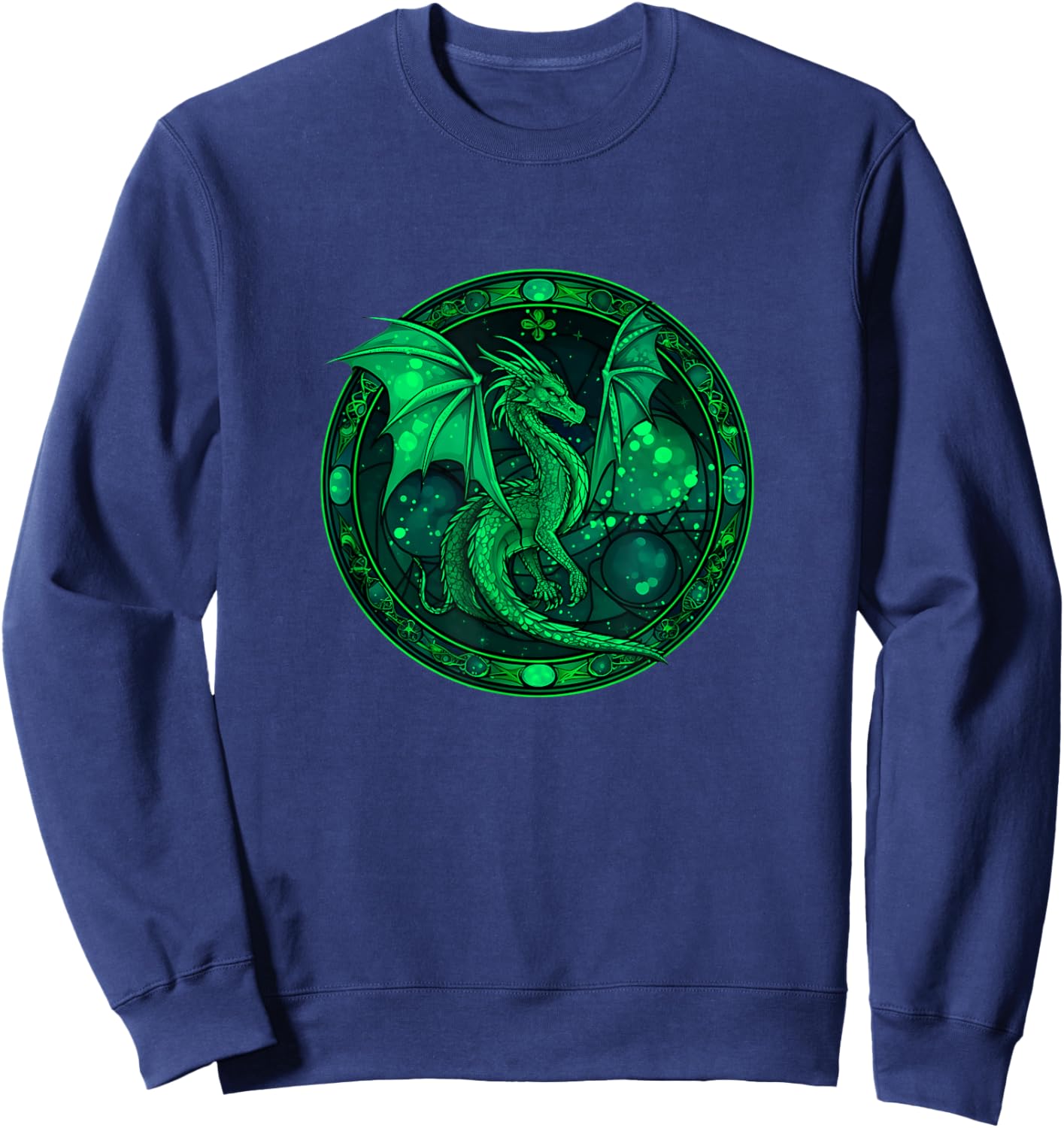 Green Dragon Sweatshirt - Sweatshirt | Navy