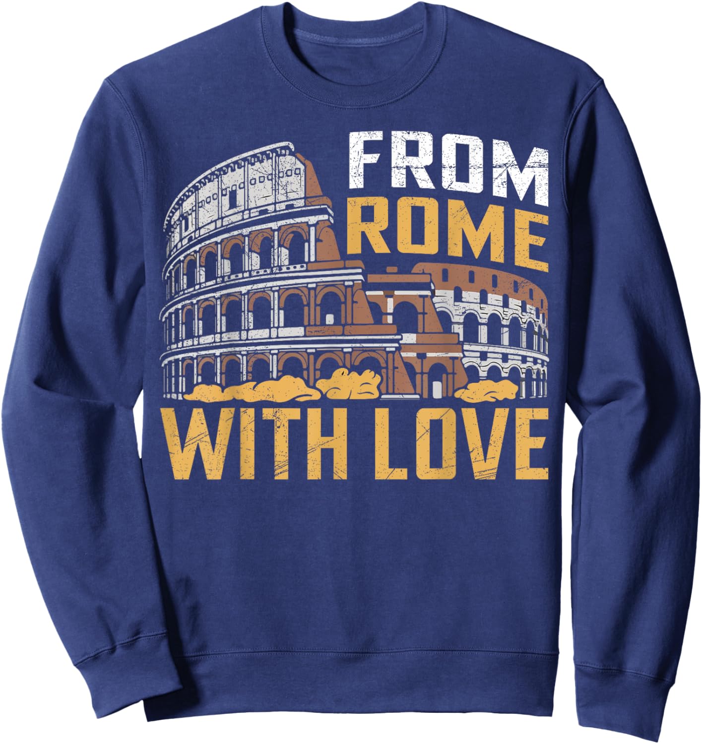 From Rome with Love Roman Empire Sweatshirt - Sweatshirt | Navy