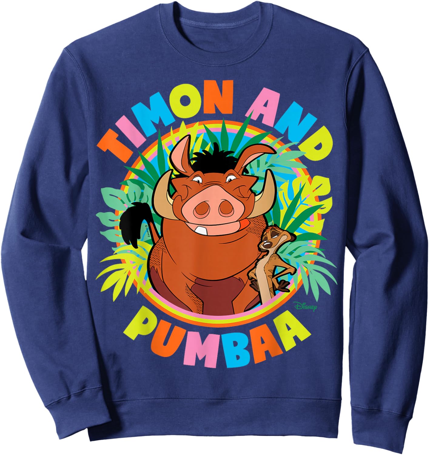 The Lion King - Timon and Pumbaa Sweatshirt - Sweatshirt | Navy