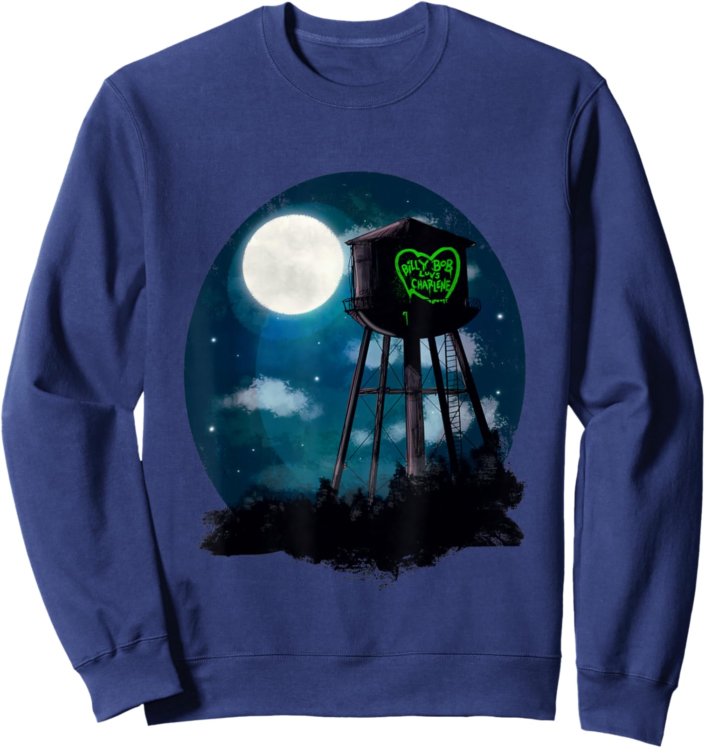 Billy Bob Loves Charlene Sweatshirt - Sweatshirt | Navy