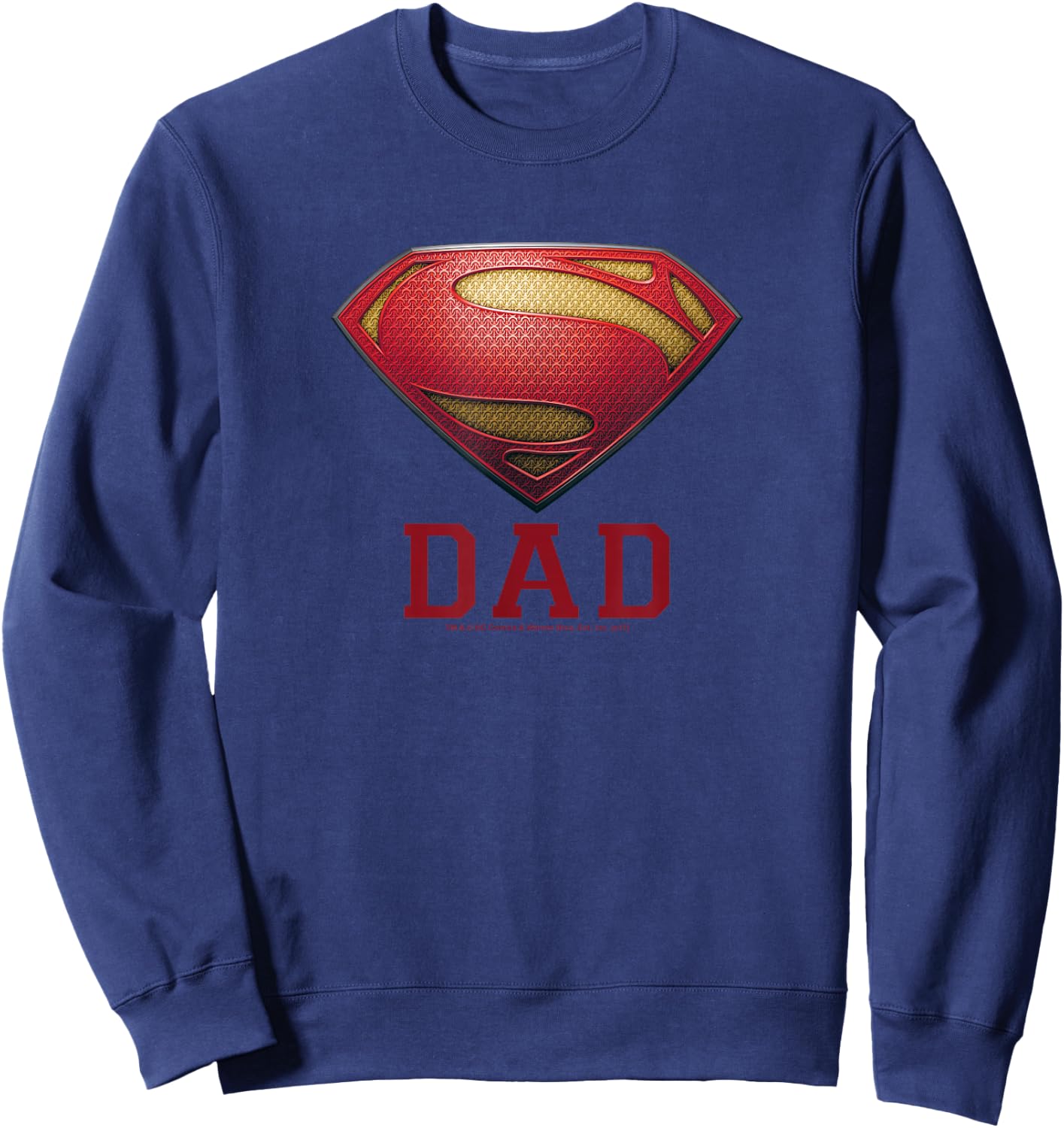 Superman Man of Steel Dad of Steel Sweatshirt - Sweatshirt | Navy