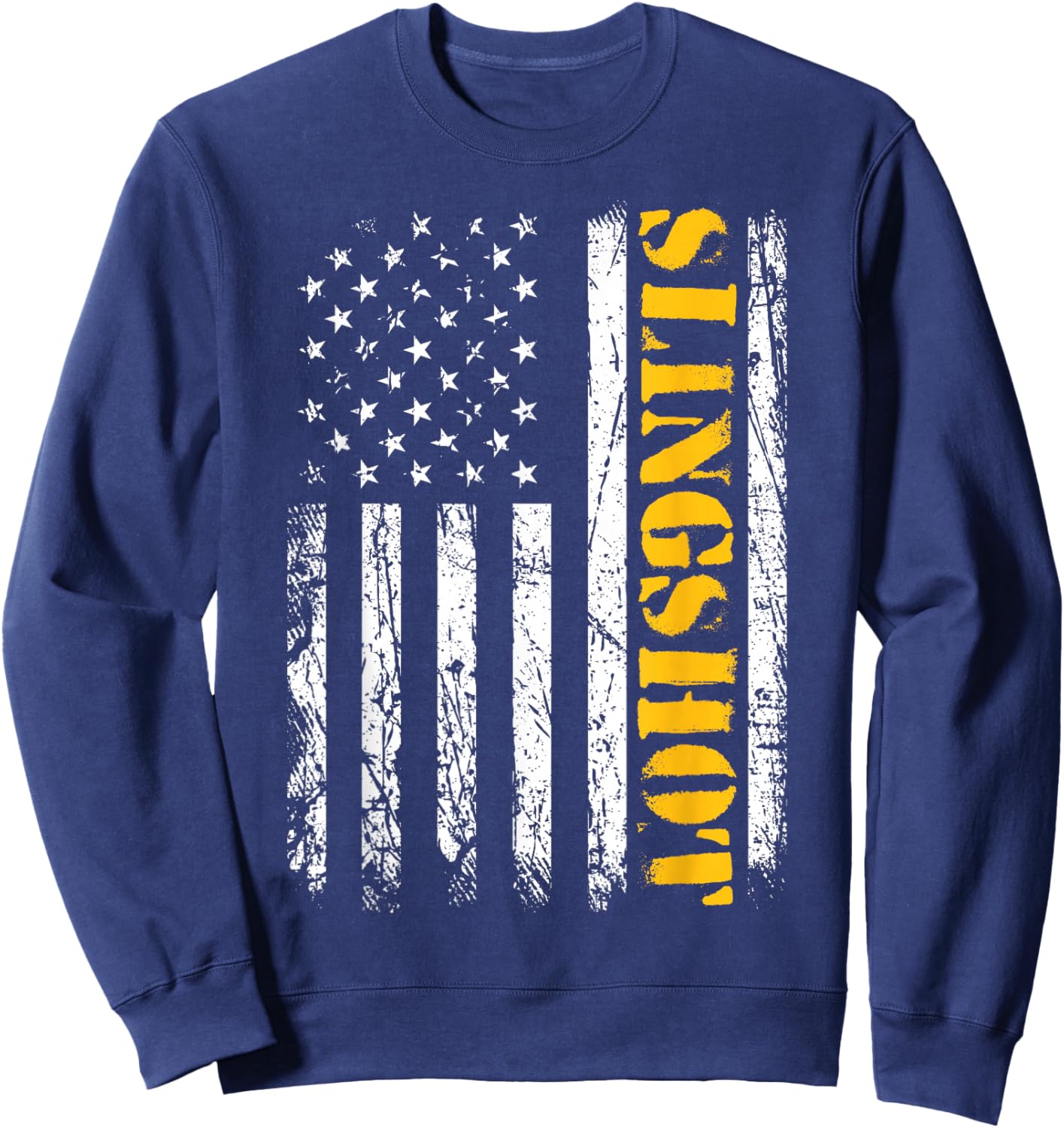 Slingshot Car American Flag Patriotic Sling shot Sweatshirt - Sweatshirt | Navy