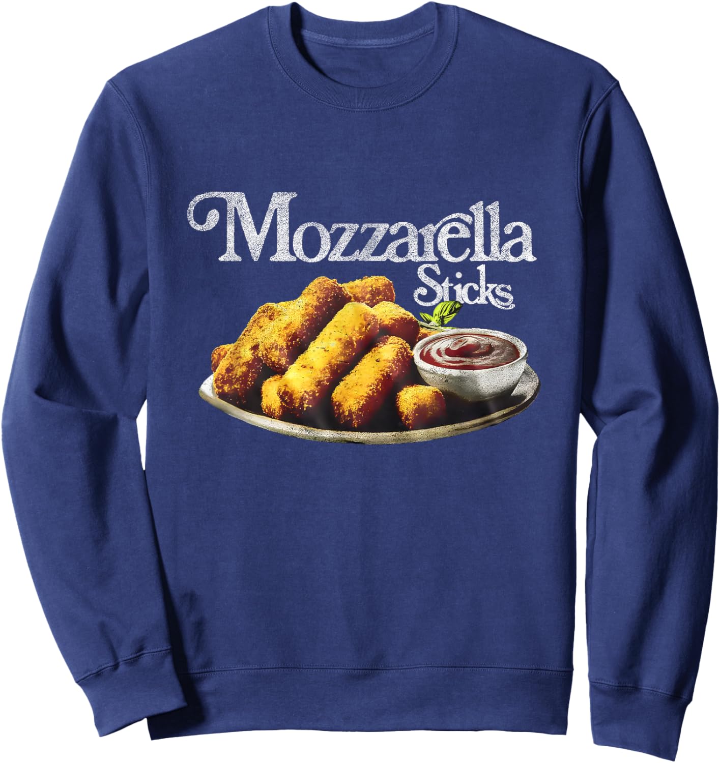 Mozzarella Sticks 90’s Sweatshirt - Sweatshirt | Navy
