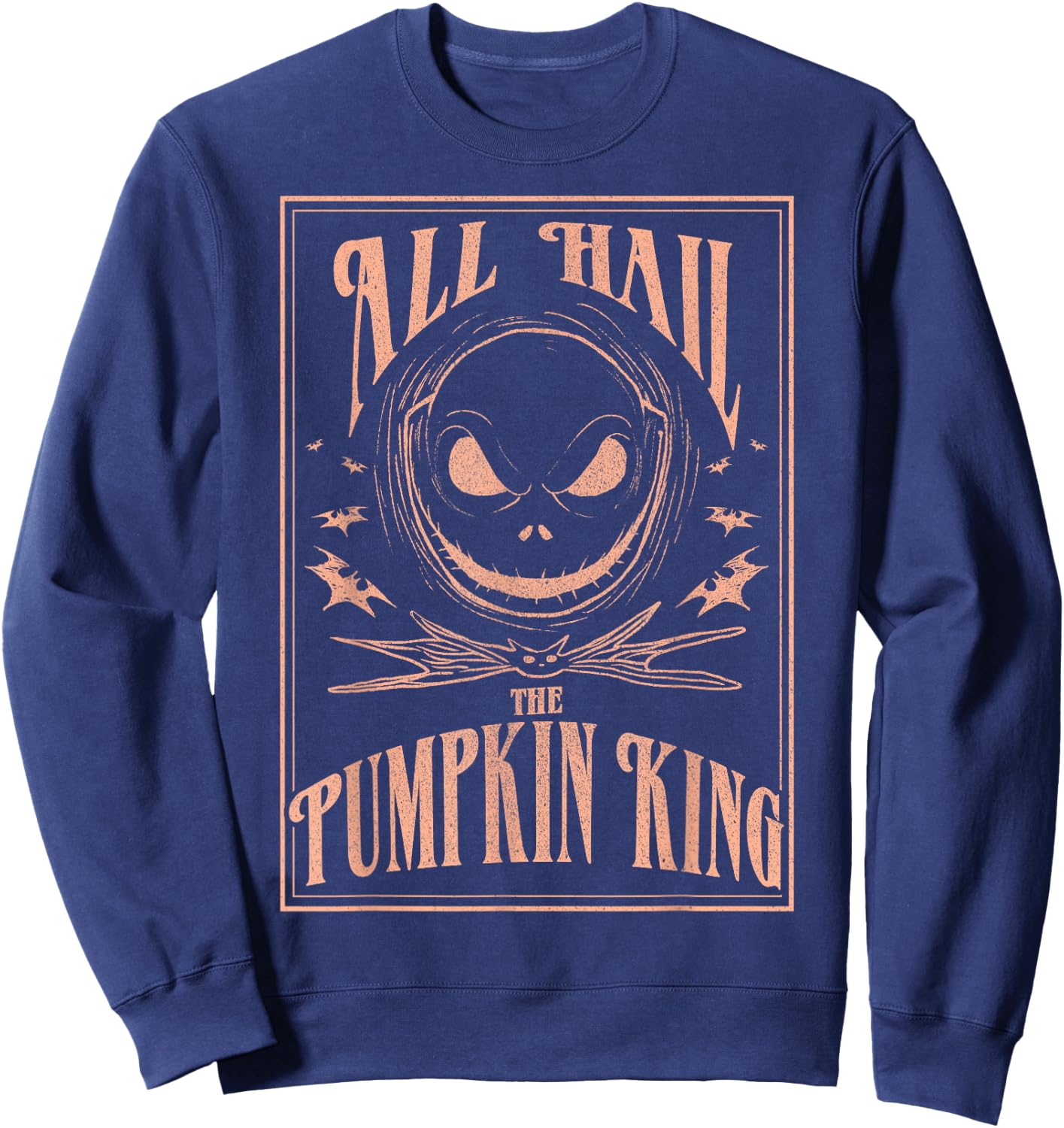 Disney The Nightmare Before Christmas Hail The Pumpkin King Sweatshirt - Sweatshirt | Navy