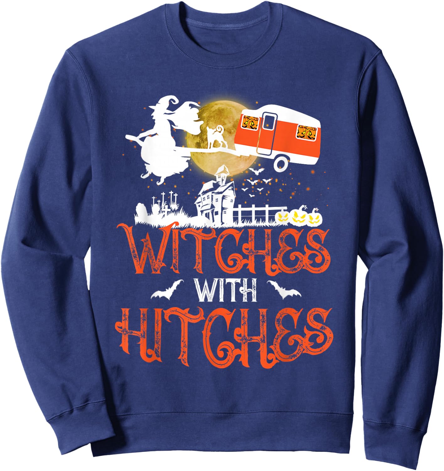 Witches With Hitches Sweatshirt - Sweatshirt | Navy