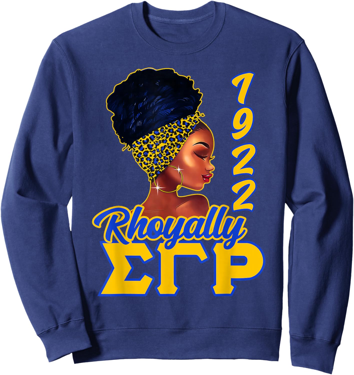 Sigma Gamma Rho Sorority HBCU Black History Girl Sweatshirt - Sweatshirt | Navy