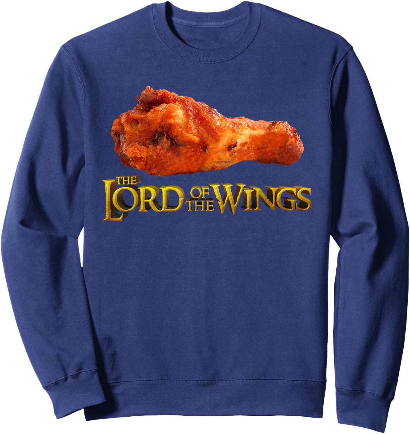 Lord of the Wings - Funny BBQ & Chef Gift Sweatshirt - Sweatshirt | Navy