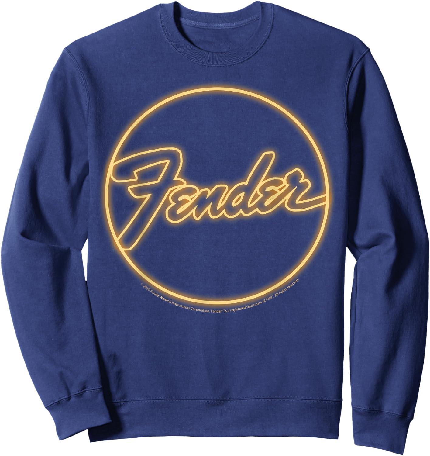 Fender Neon Logo Sweatshirt - Sweatshirt | Navy