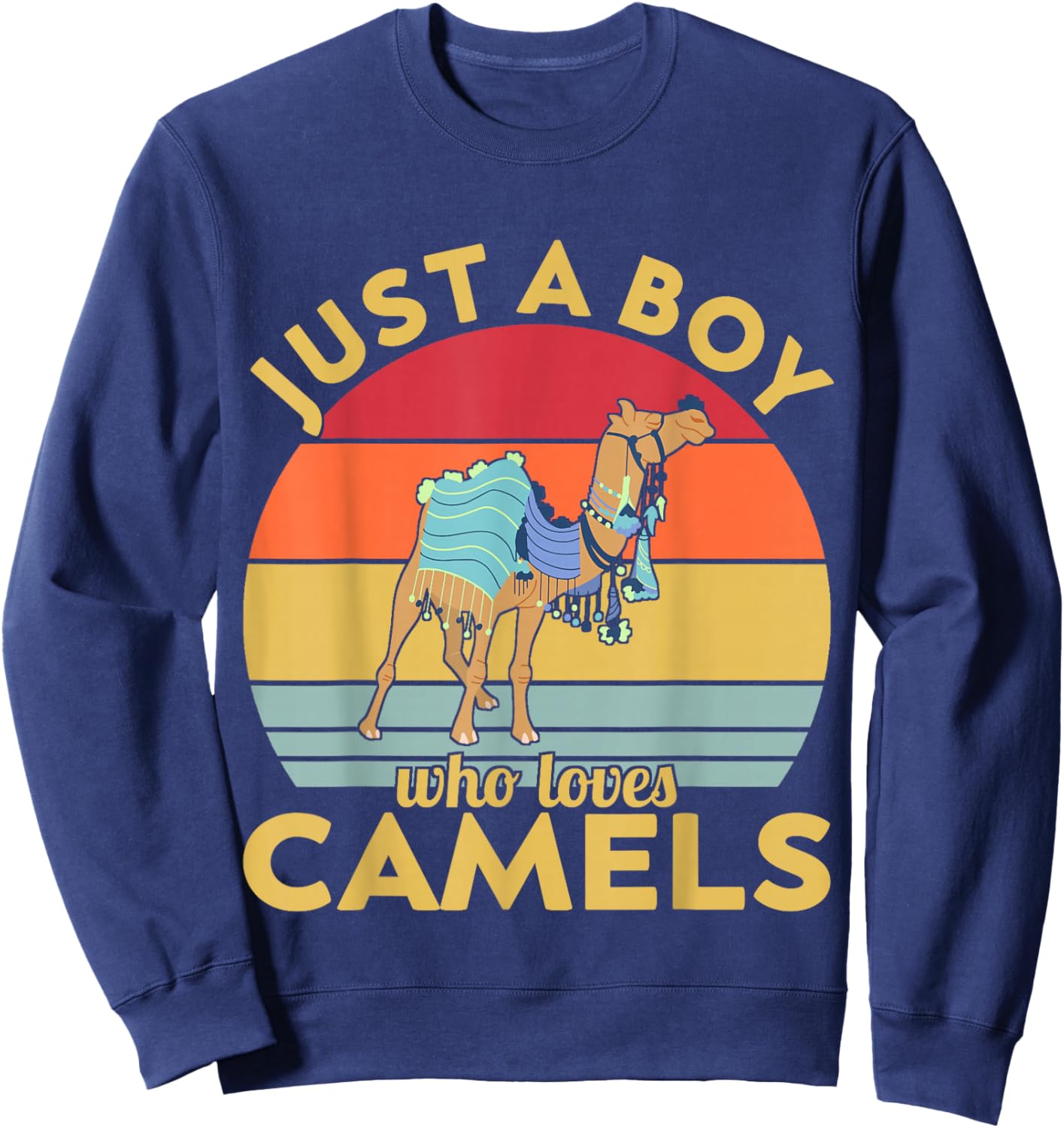 Just a Boy who loves Camels Sweatshirt - Sweatshirt | Navy